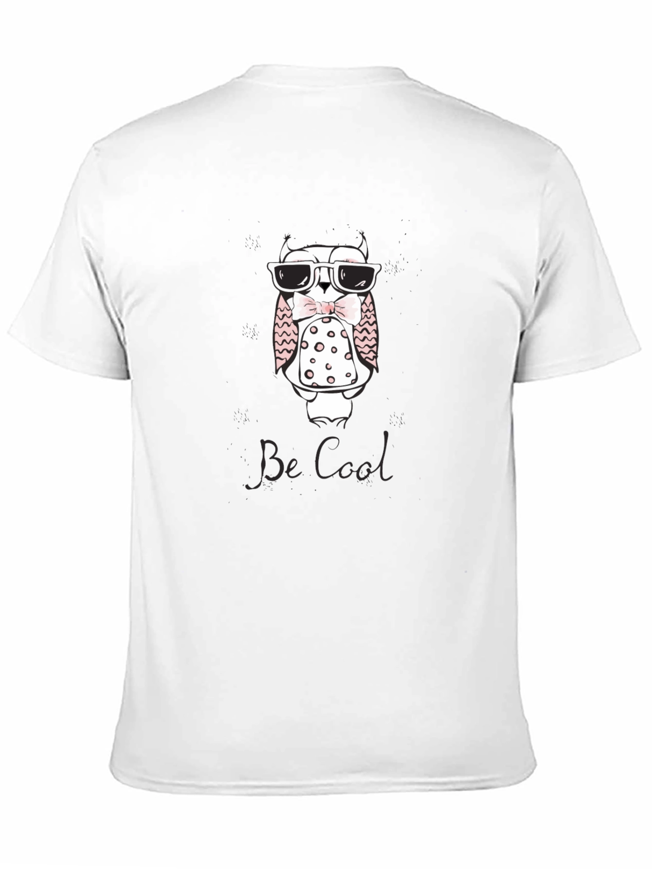 Cool Owl Graphic T-Shirt - Black