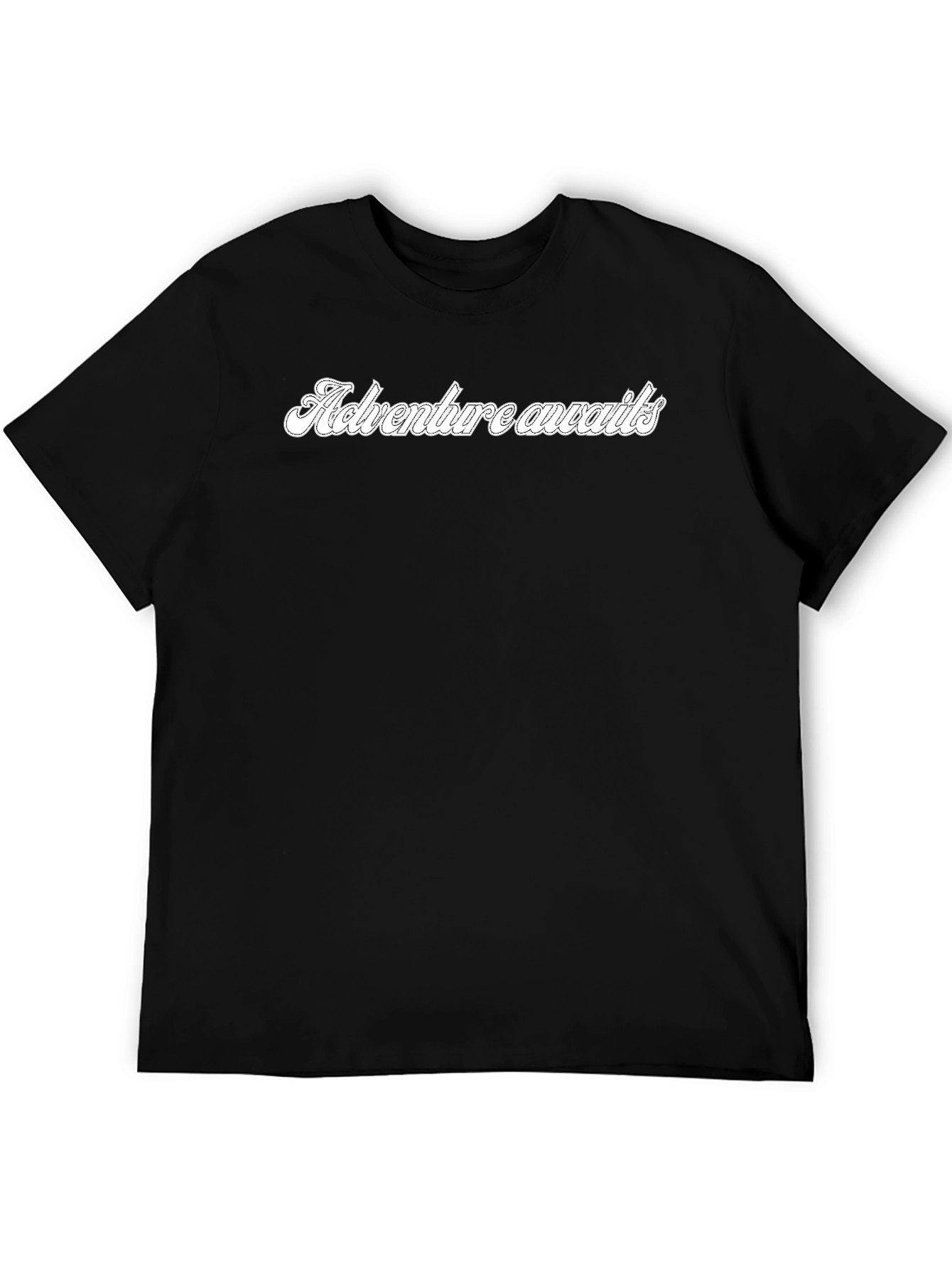 Adventure Awaits Black T-Shirt