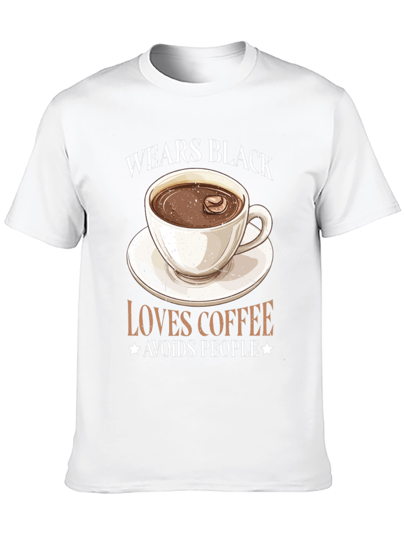 Coffee Lover Black Graphic Tee