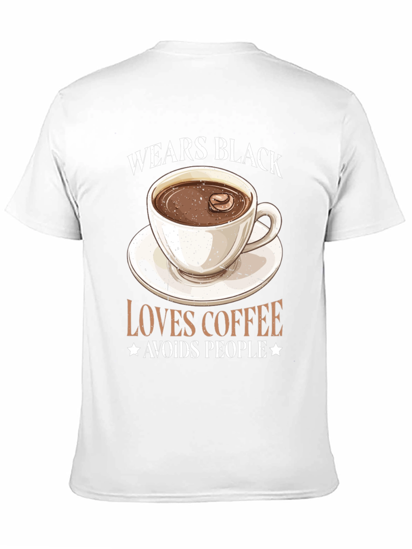 Coffee Lover Black Graphic Tee