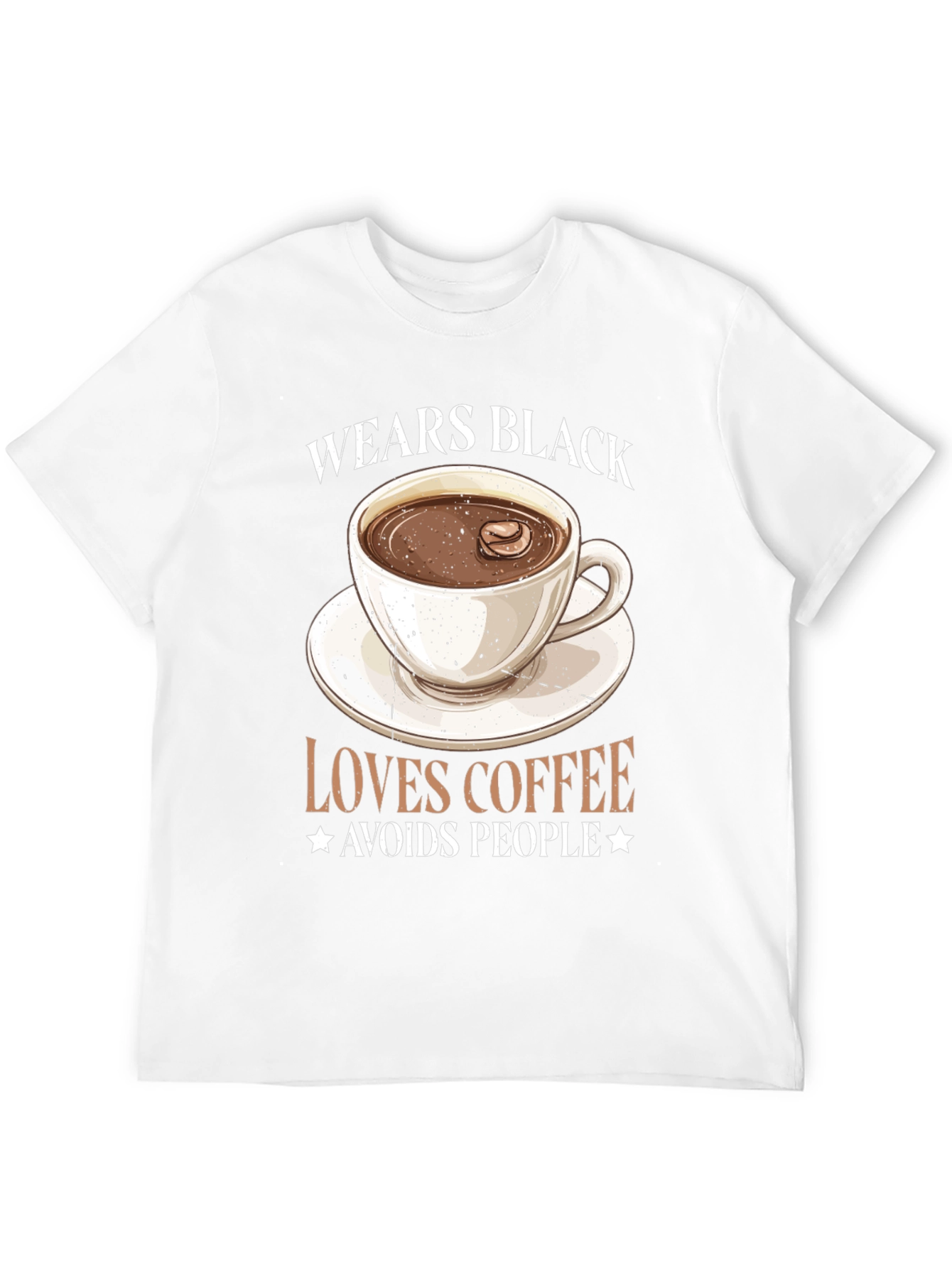 Coffee Lover Black Graphic Tee