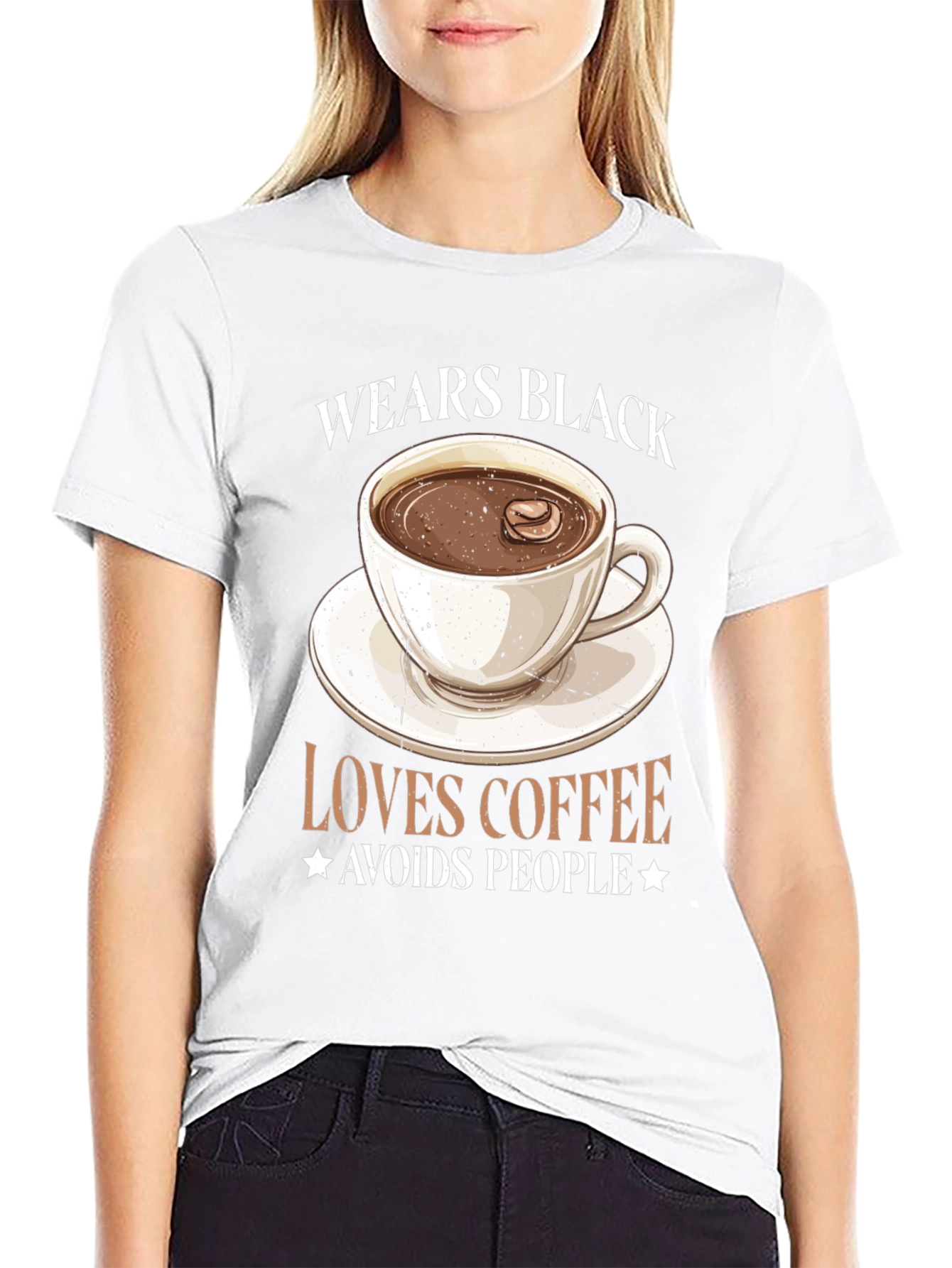 Coffee Lover Black Graphic Tee