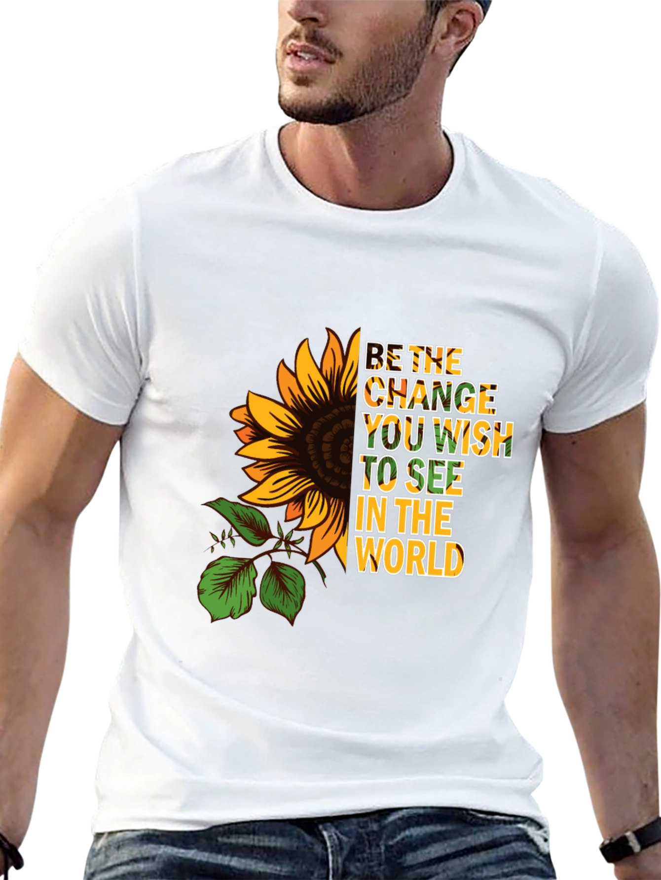 Sunflower Change Wish Graphic Tee