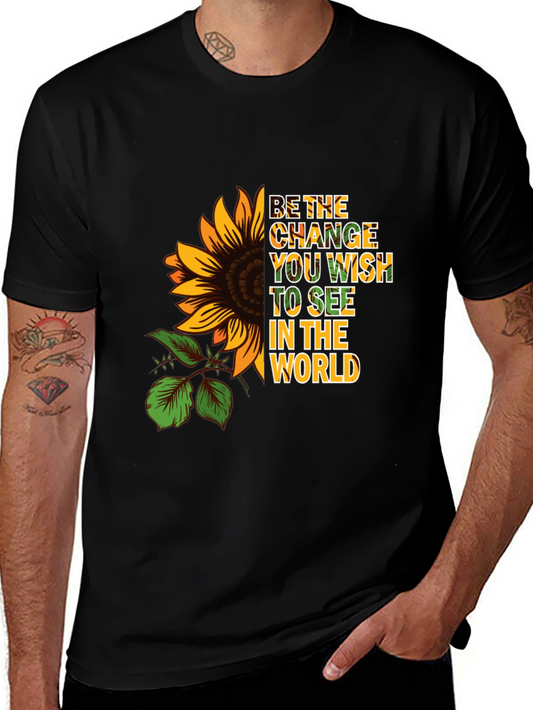 Sunflower Change Wish Graphic Tee