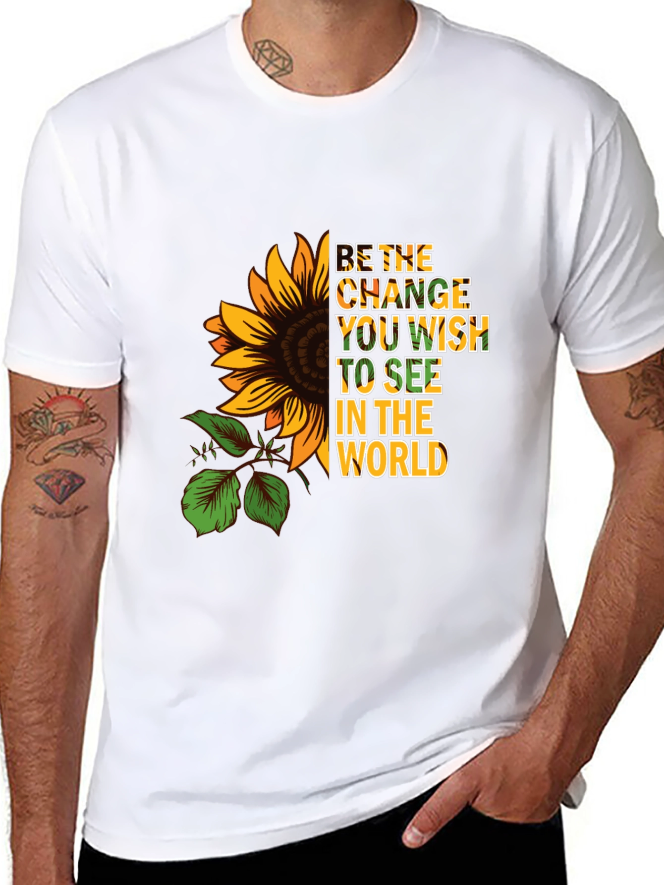 Sunflower Change Wish Graphic Tee