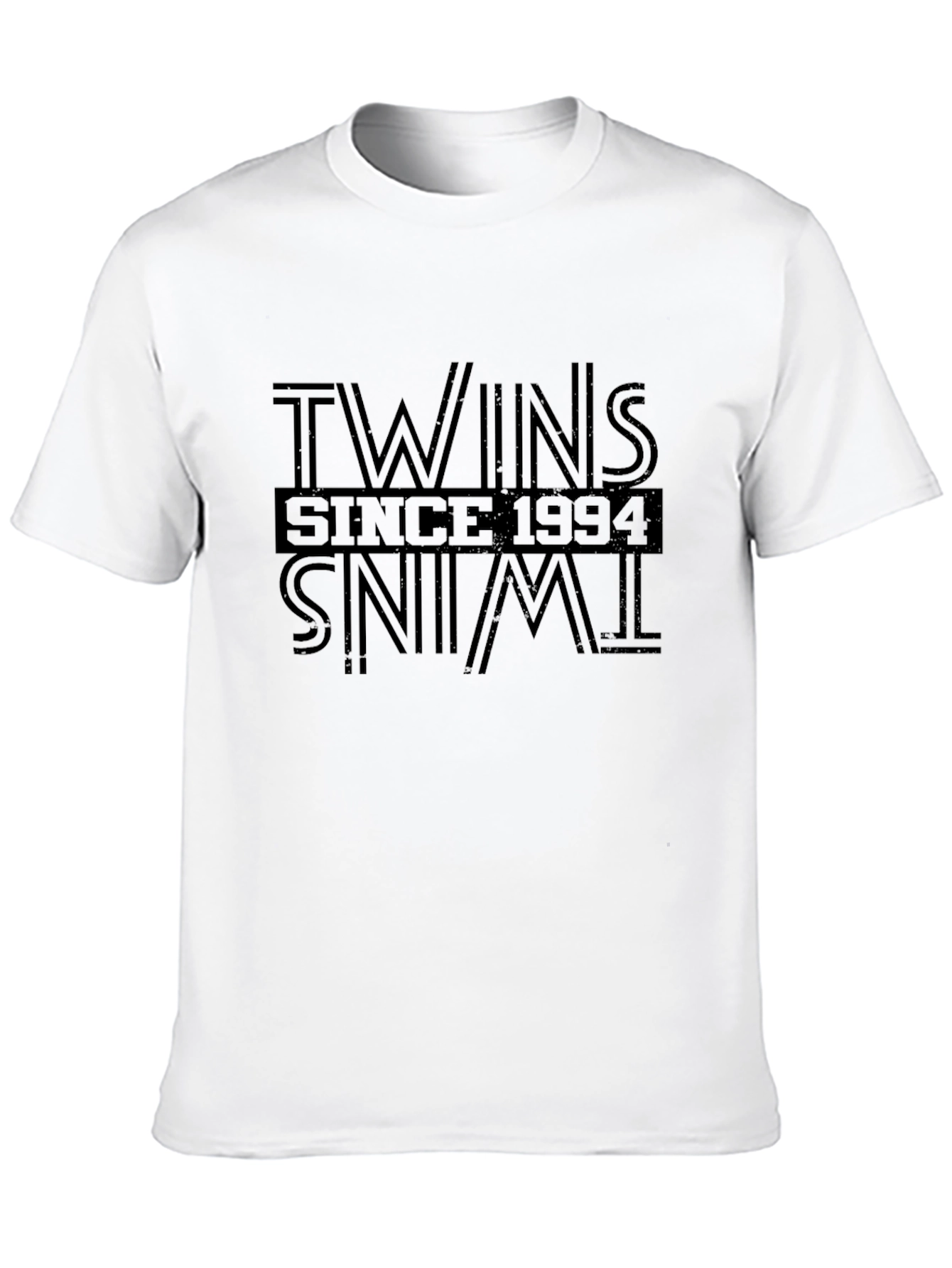 Twins Since 1994 Black Graphic T-Shirt