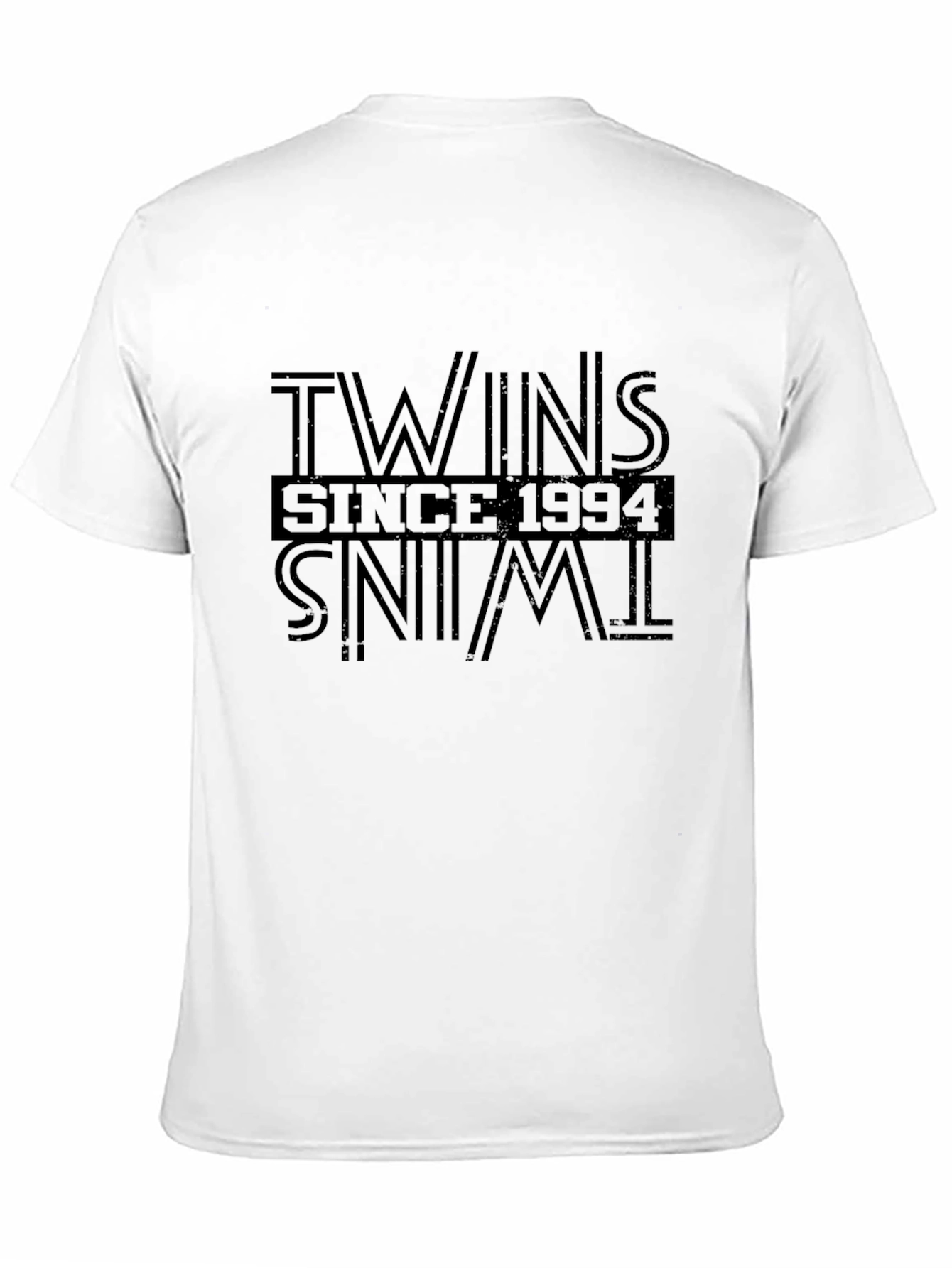 Twins Since 1994 Black Graphic T-Shirt