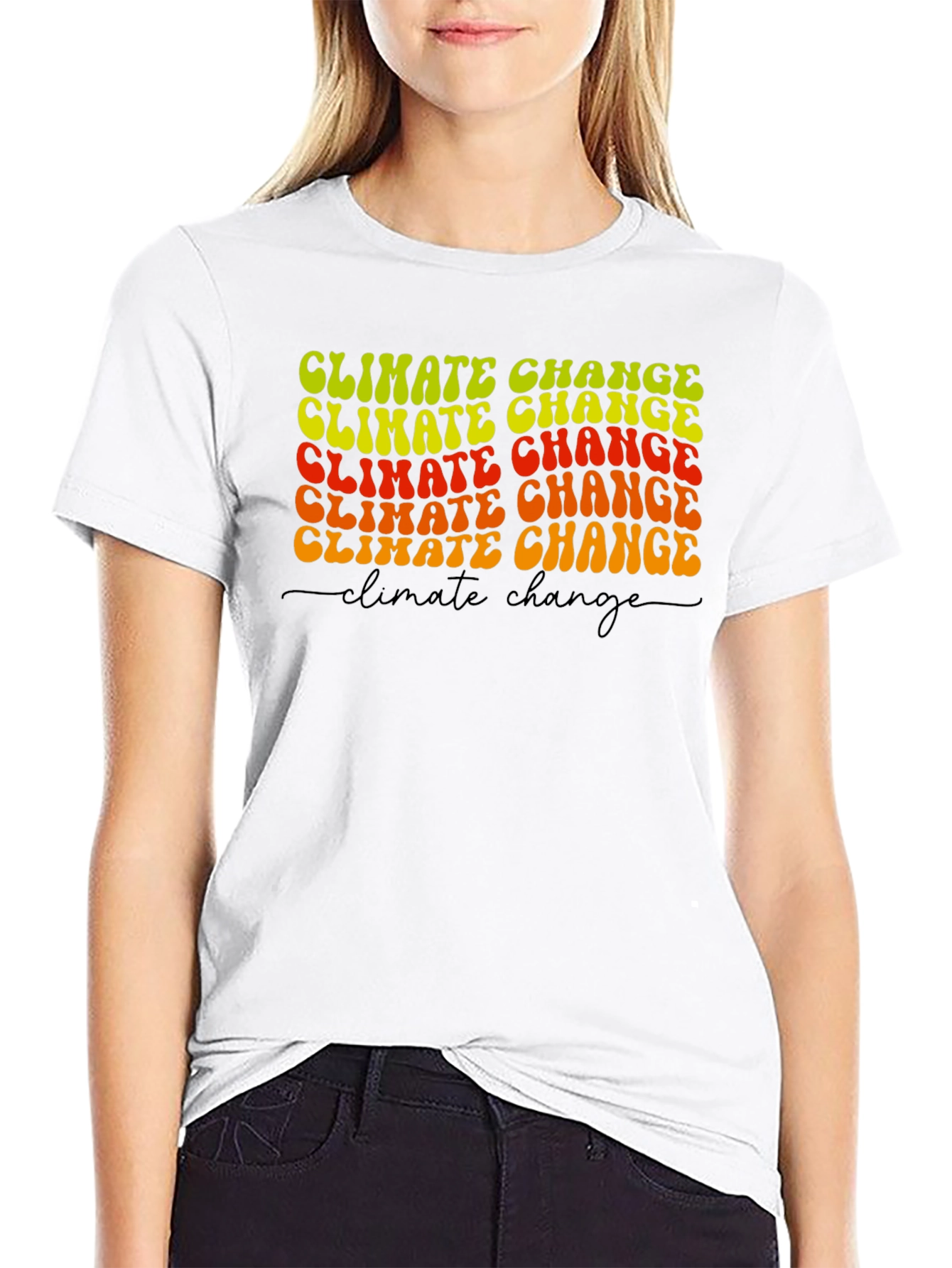 Climate Change Retro Graphic Tee