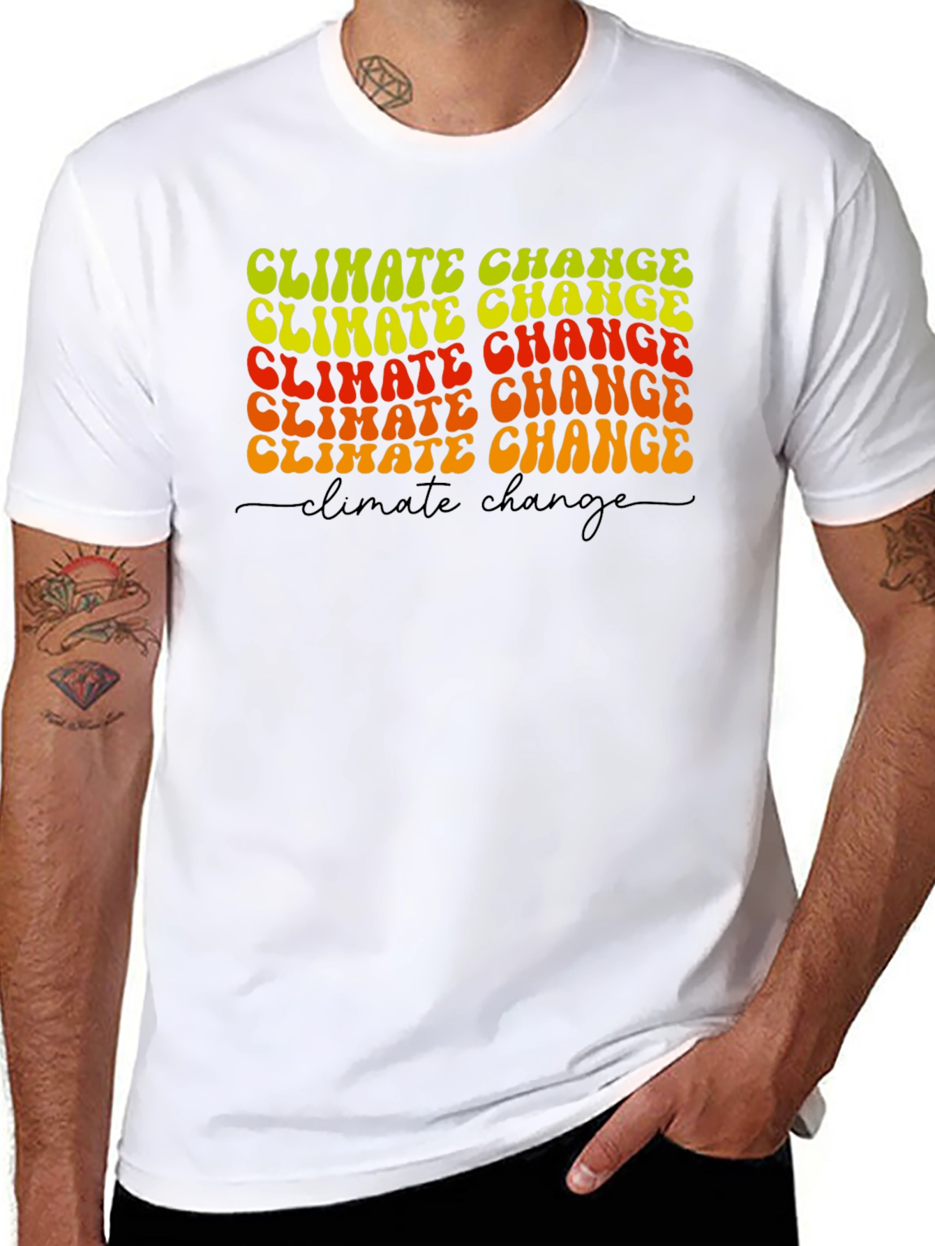 Climate Change Retro Graphic Tee