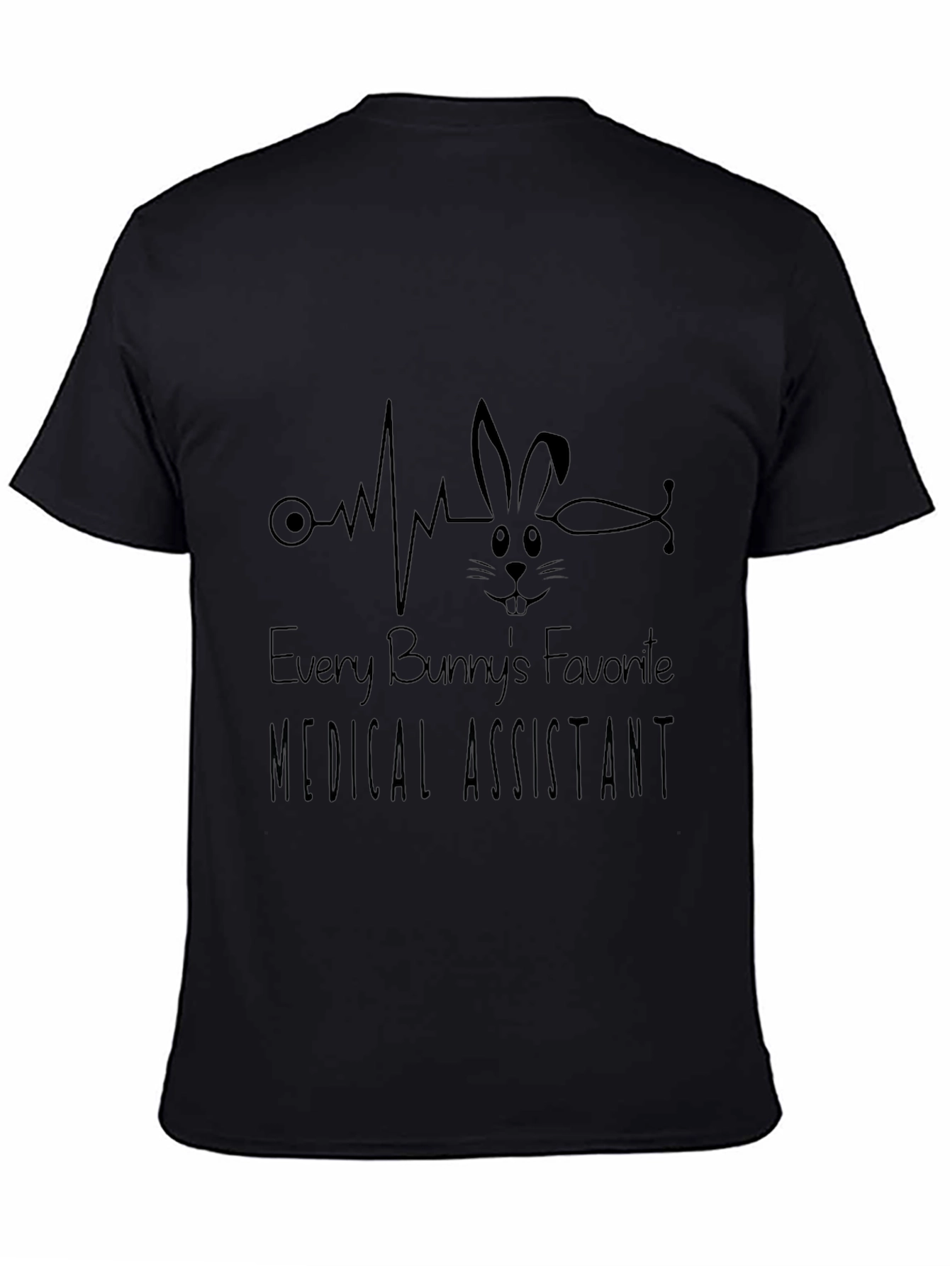 Bunny Medical Assistant Graphic T-Shirt