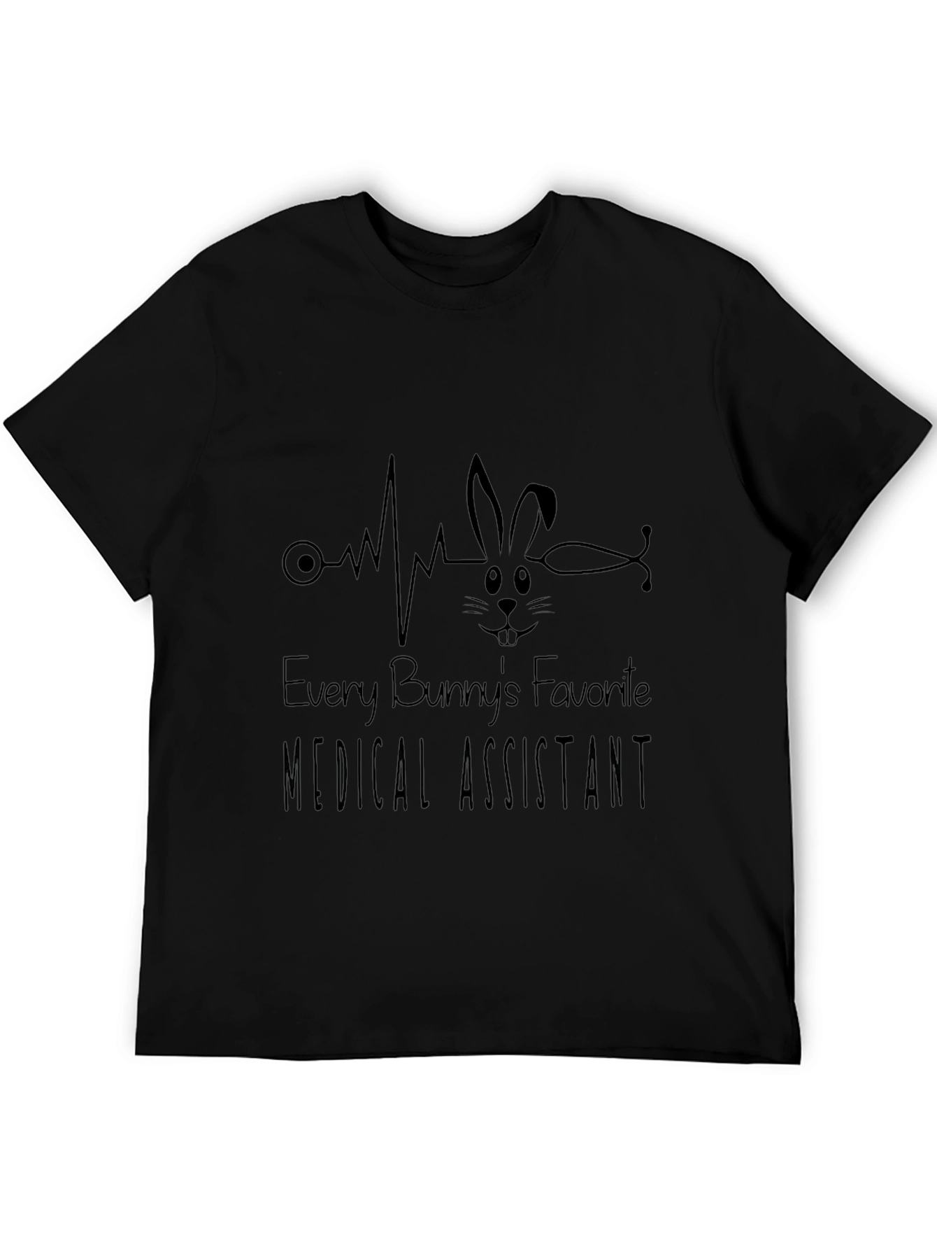 Bunny Medical Assistant Graphic T-Shirt
