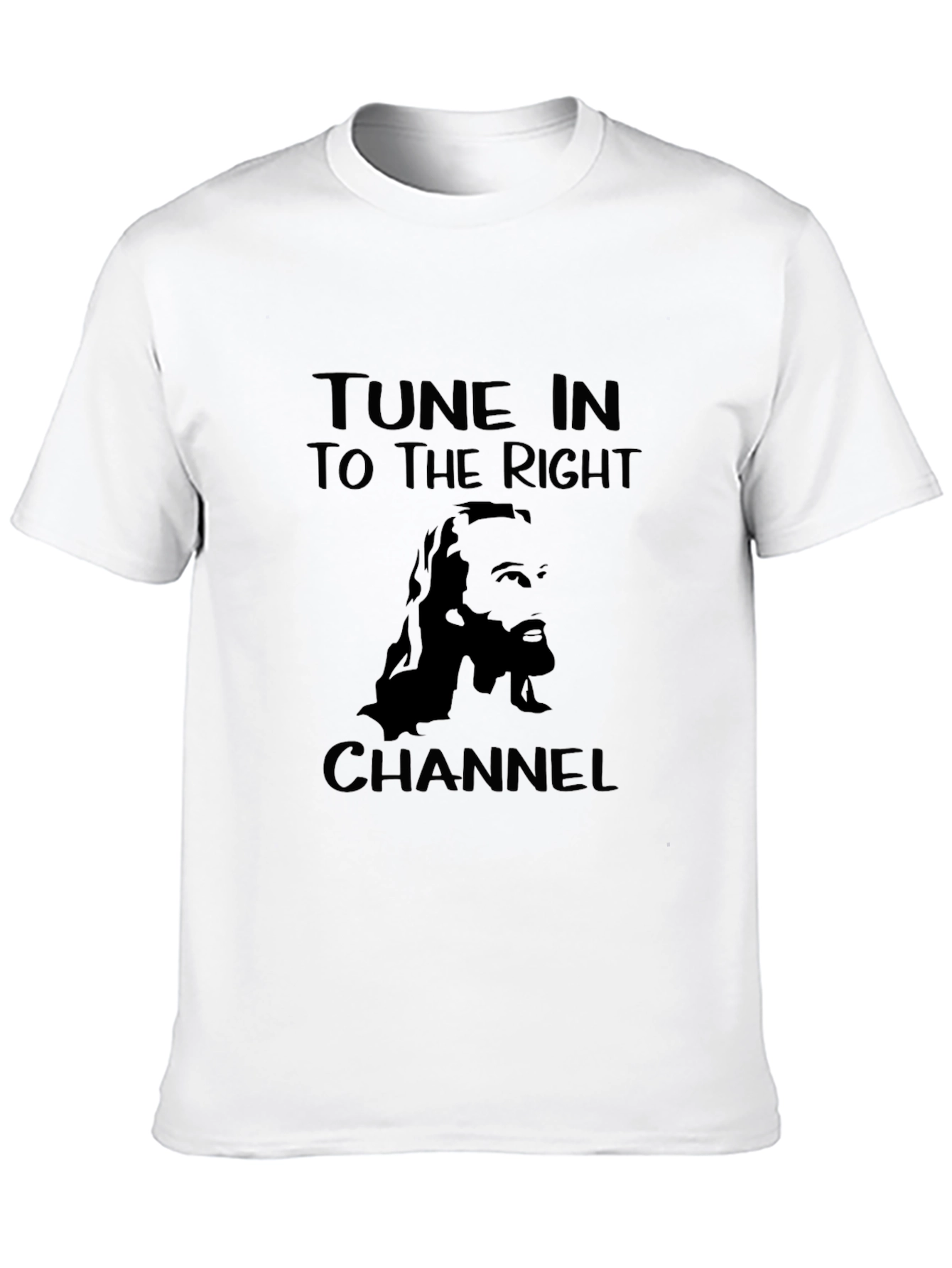 Tune In Right Channel Jesus Graphic Tee