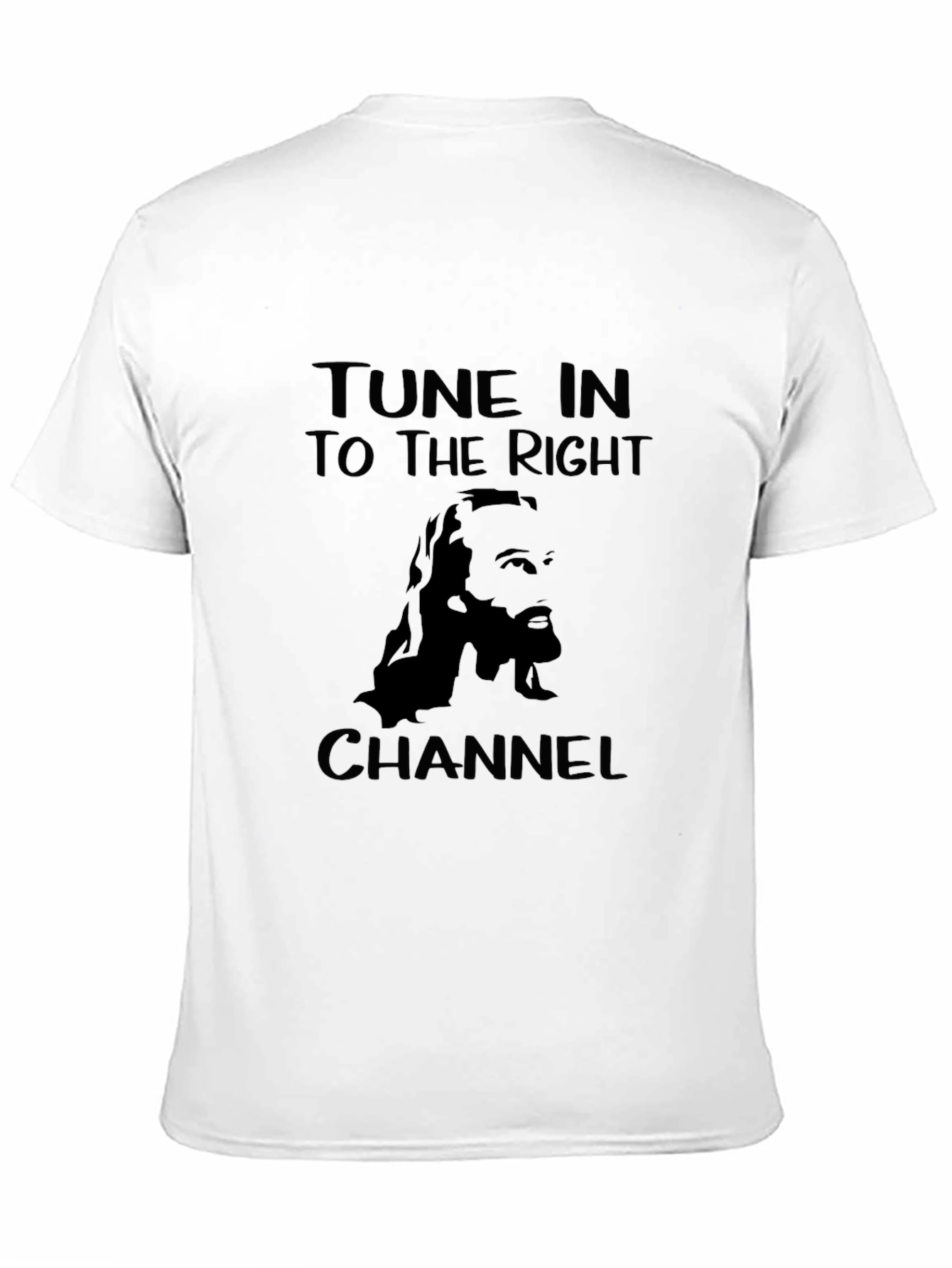 Tune In Right Channel Jesus Graphic Tee