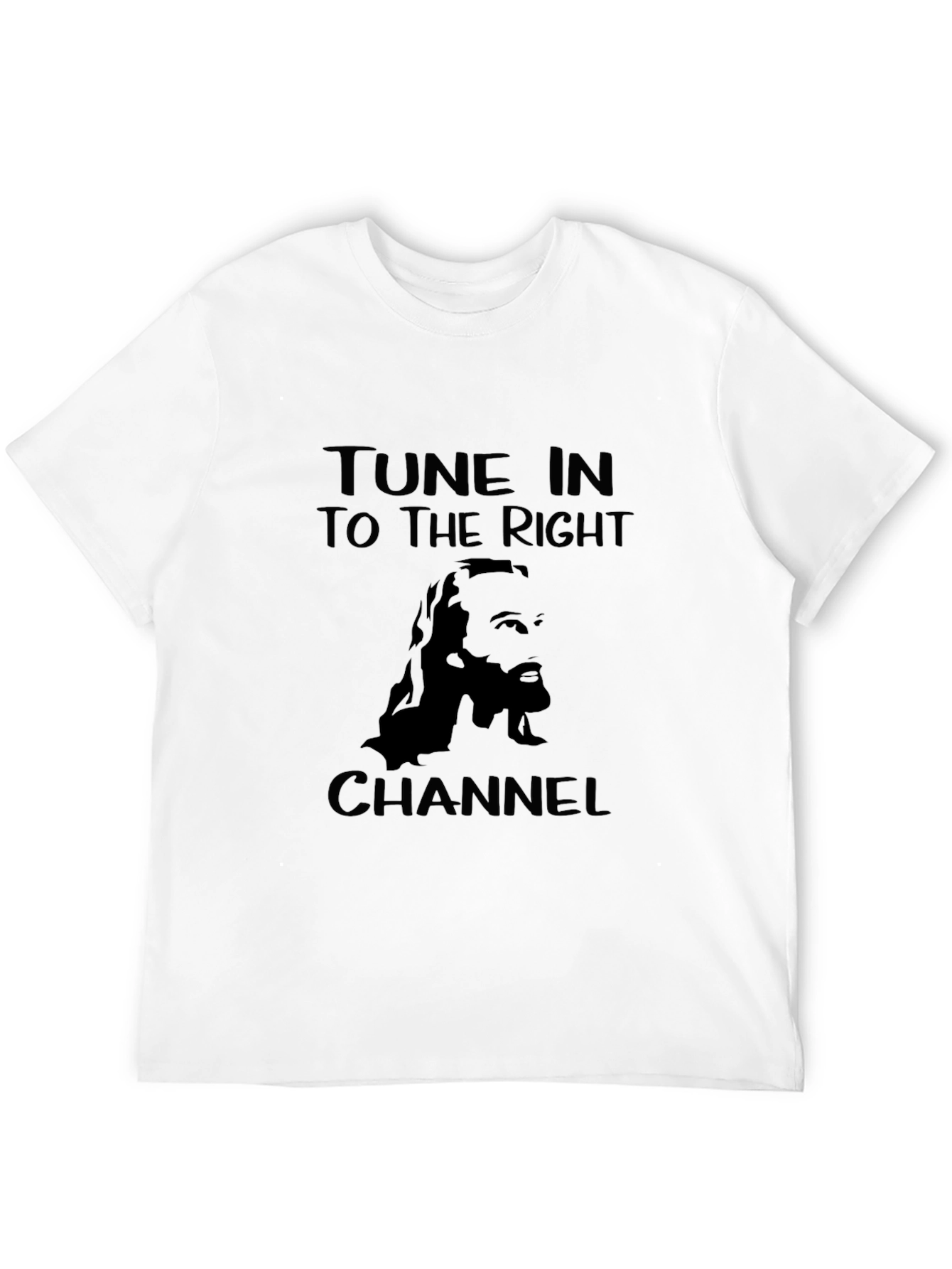 Tune In Right Channel Jesus Graphic Tee