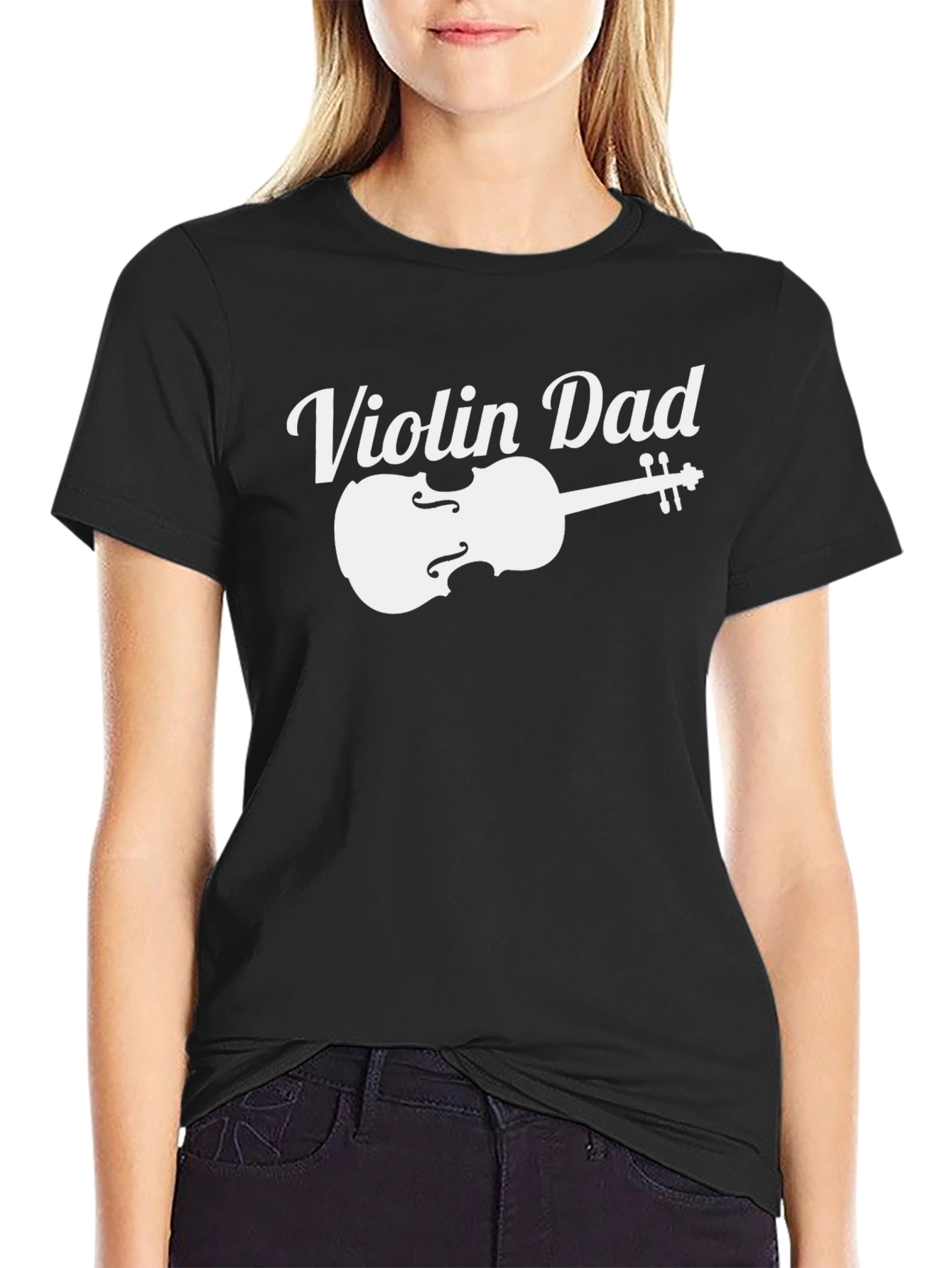 Violin Dad T-Shirt - Musician Fathers Day Tee