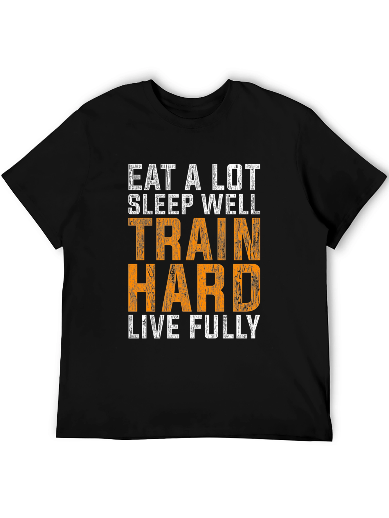 Train Hard Mens Graphic T-Shirt