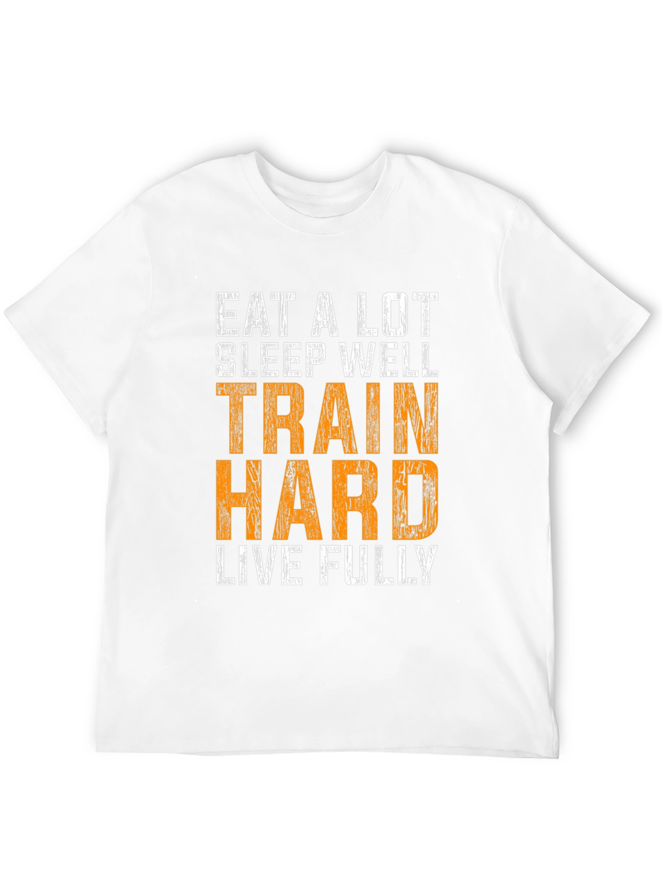 Train Hard Mens Graphic T-Shirt