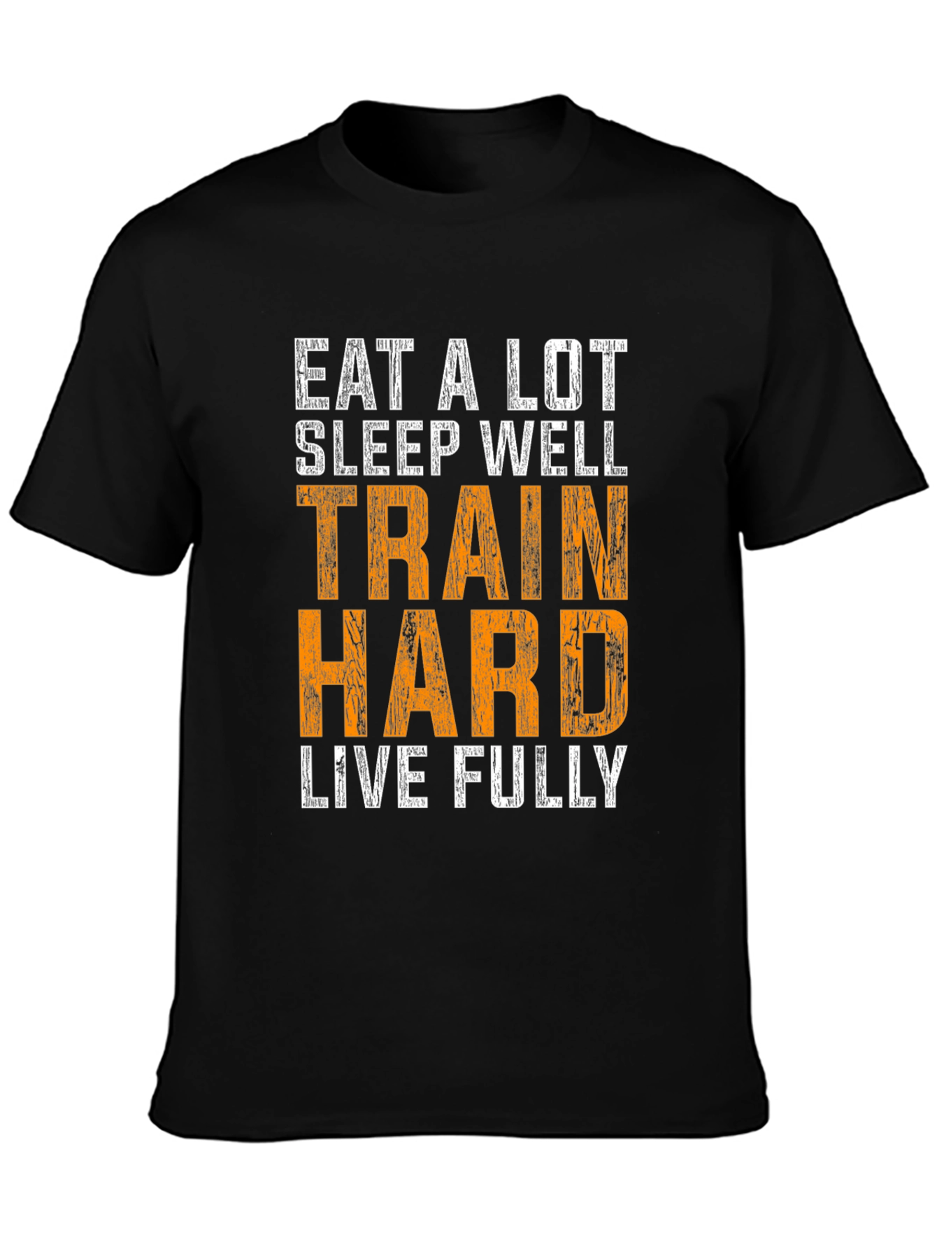 Train Hard Mens Graphic T-Shirt