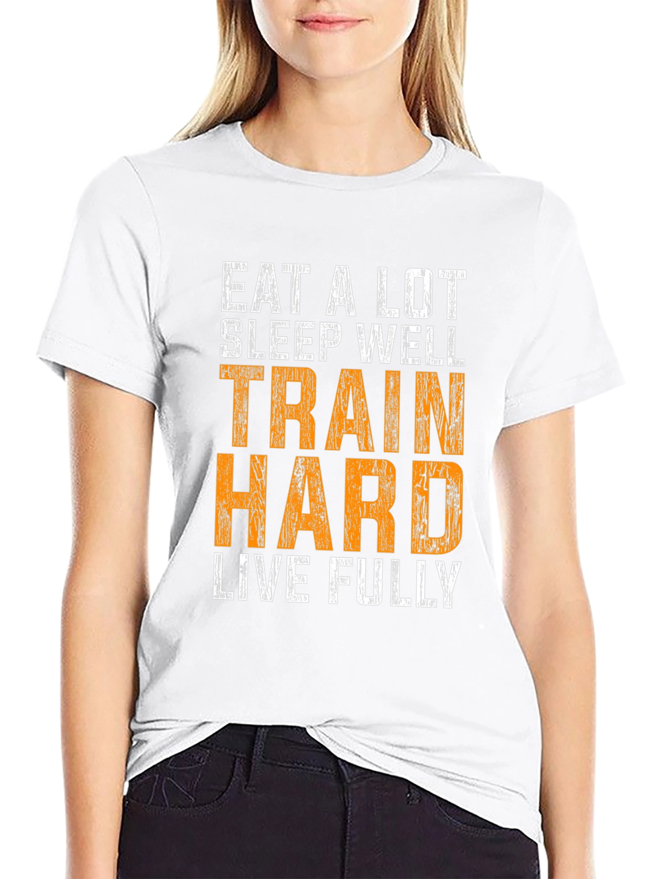 Train Hard Mens Graphic T-Shirt