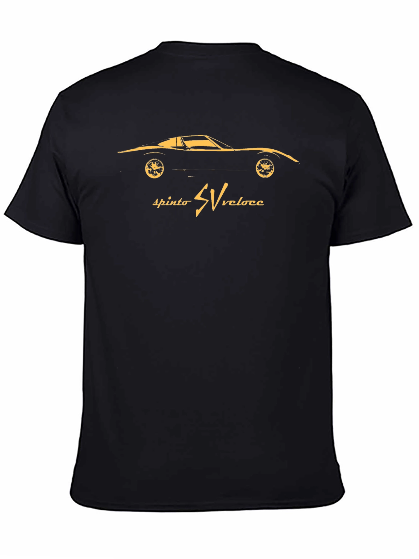 Spinto SV Veloce Car T-Shirt - Black