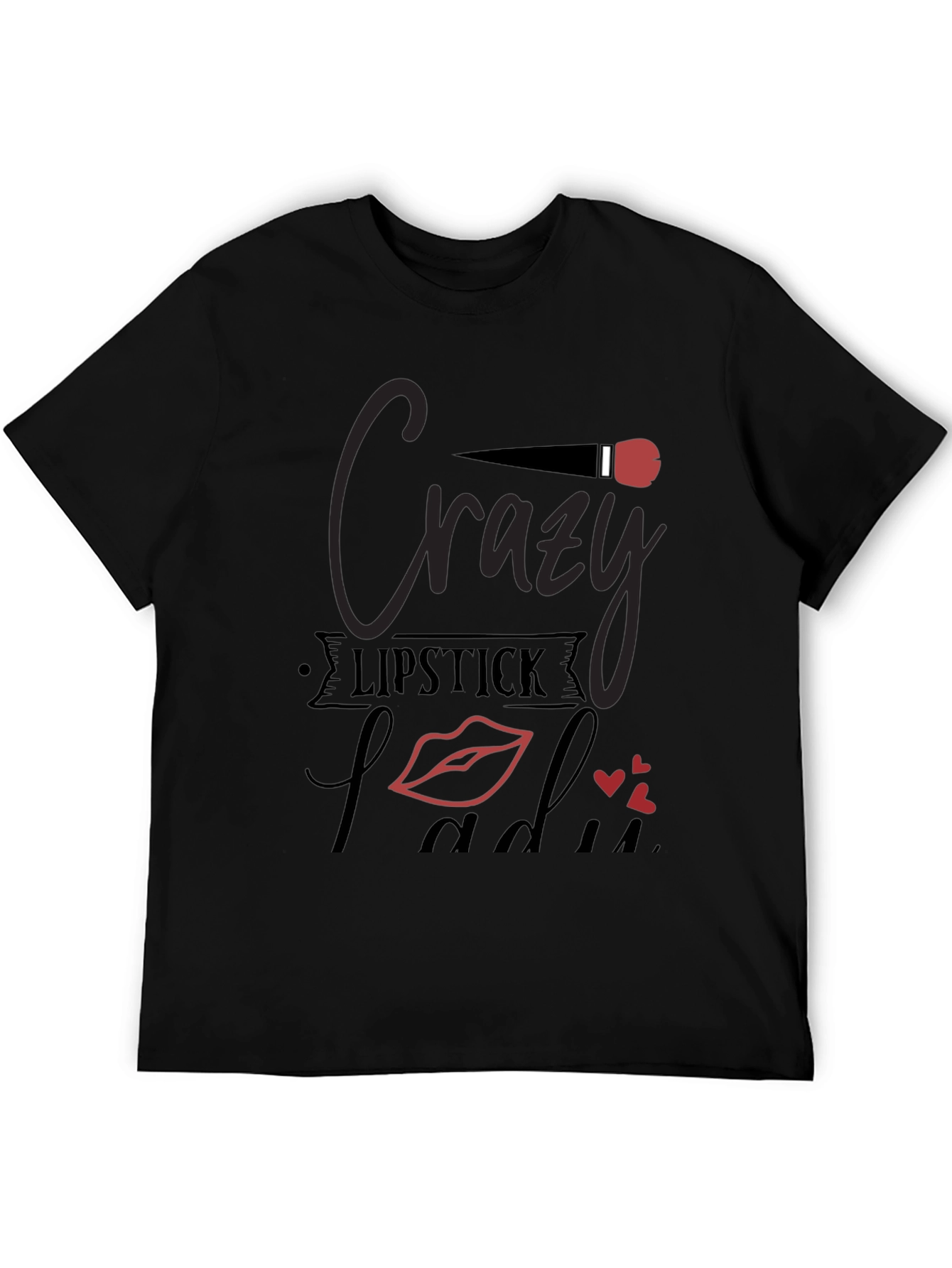 Crazy Lipstick Lady Graphic Tee