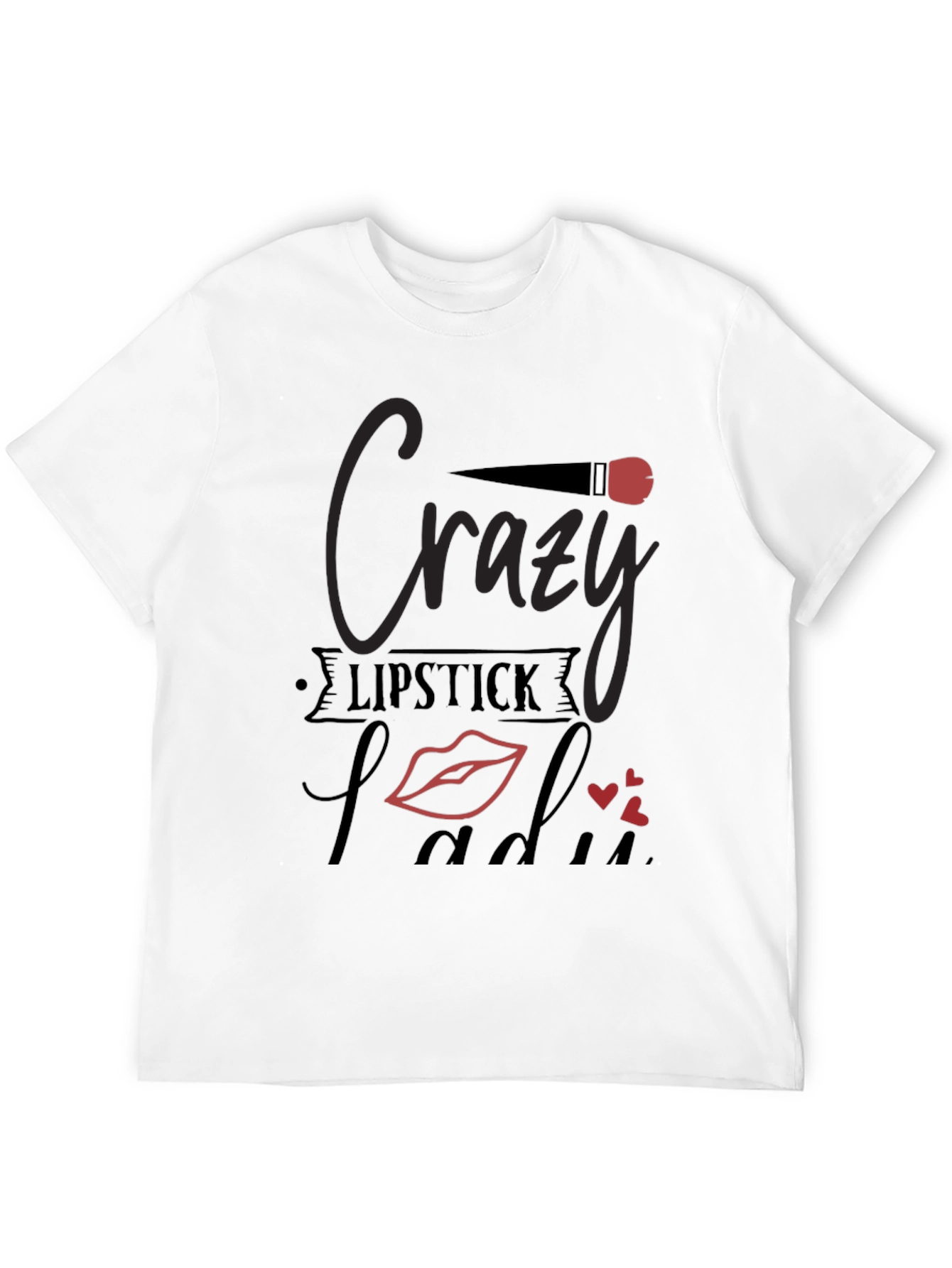 Crazy Lipstick Lady Graphic Tee