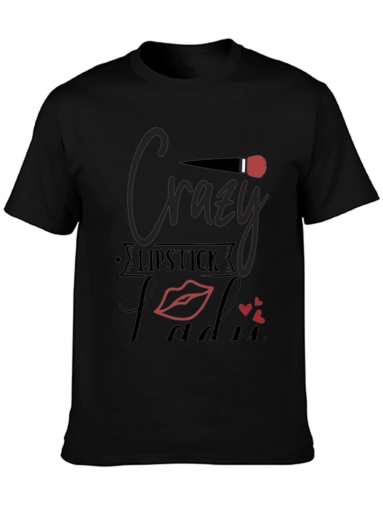 Crazy Lipstick Lady Graphic Tee