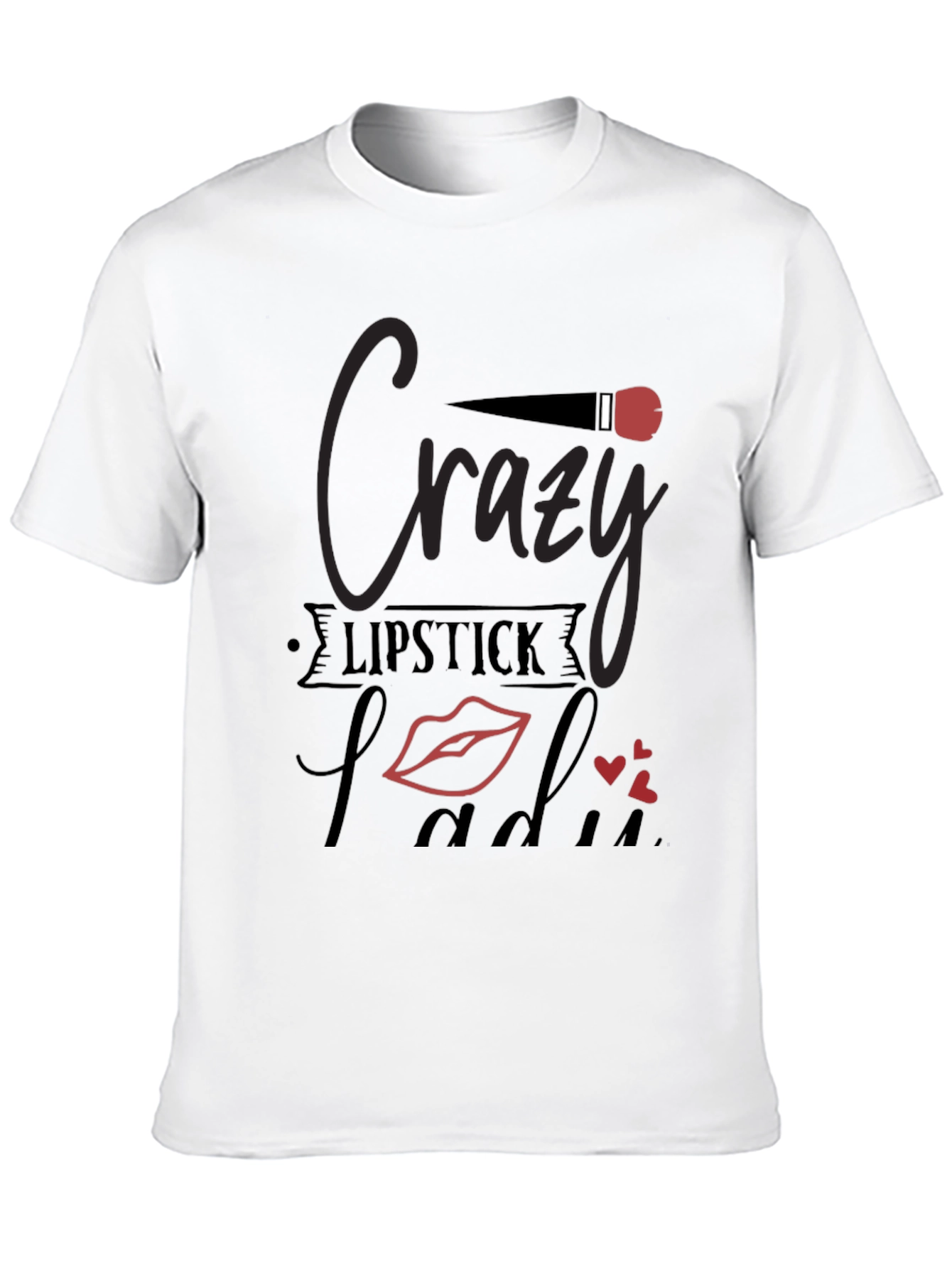 Crazy Lipstick Lady Graphic Tee