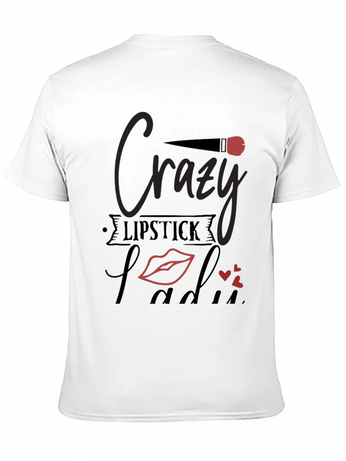 Crazy Lipstick Lady Graphic Tee