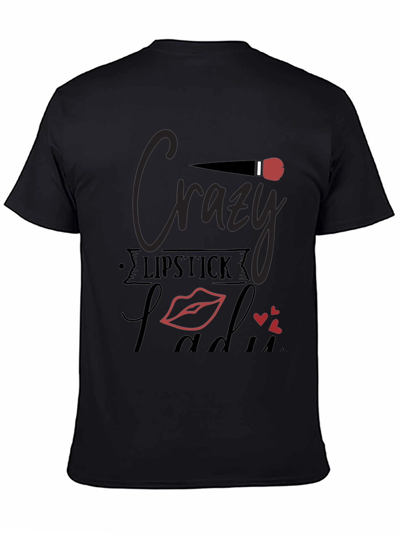 Crazy Lipstick Lady Graphic Tee
