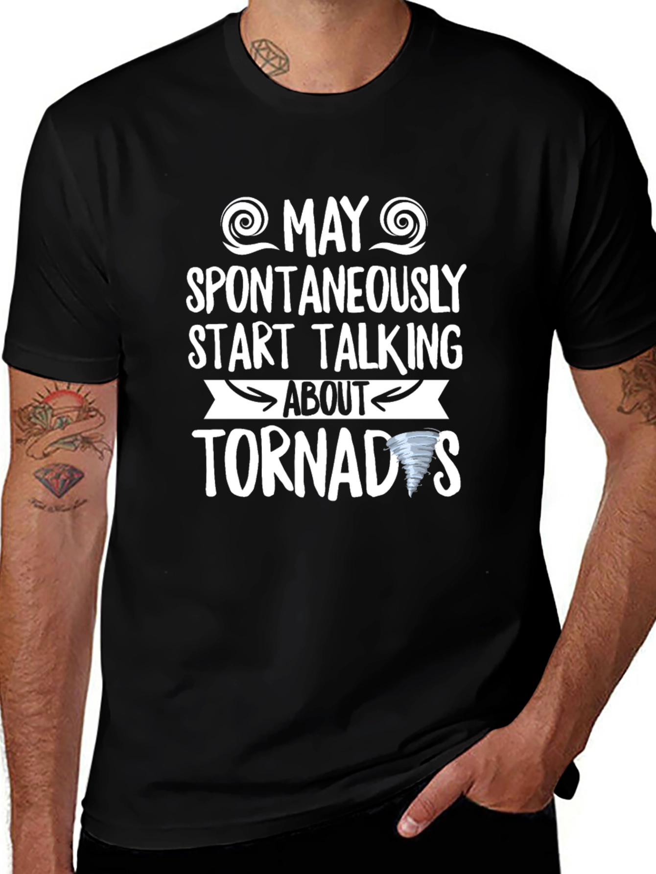 Tornado Enthusiast Novelty Graphic Tee