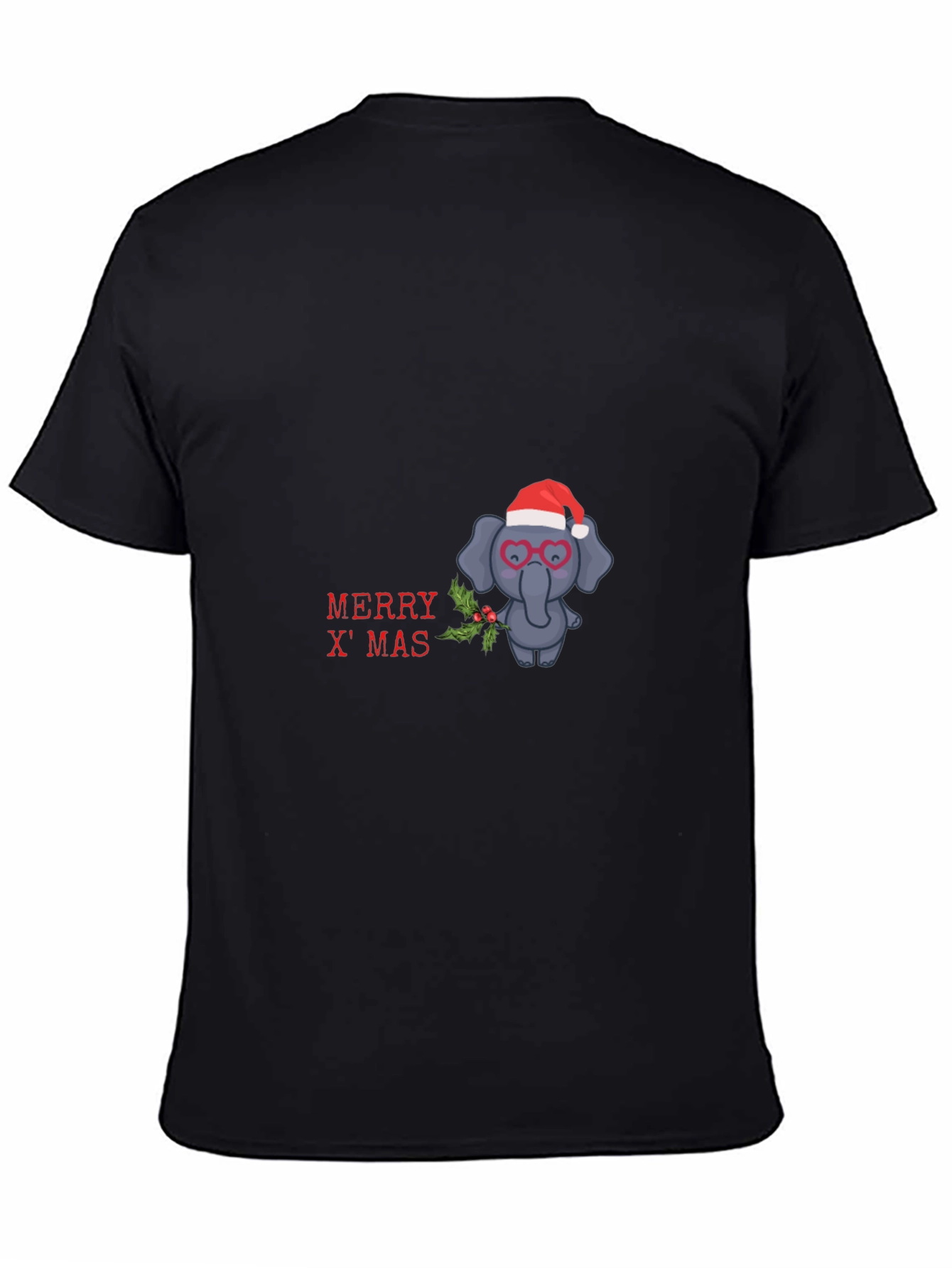Festive Elephant Christmas T-Shirt