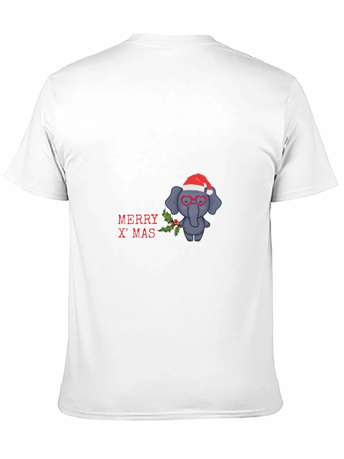 Festive Elephant Christmas T-Shirt