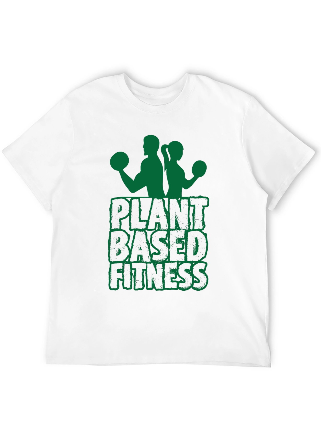 Plant Based Fitness Graphic Tee - Black