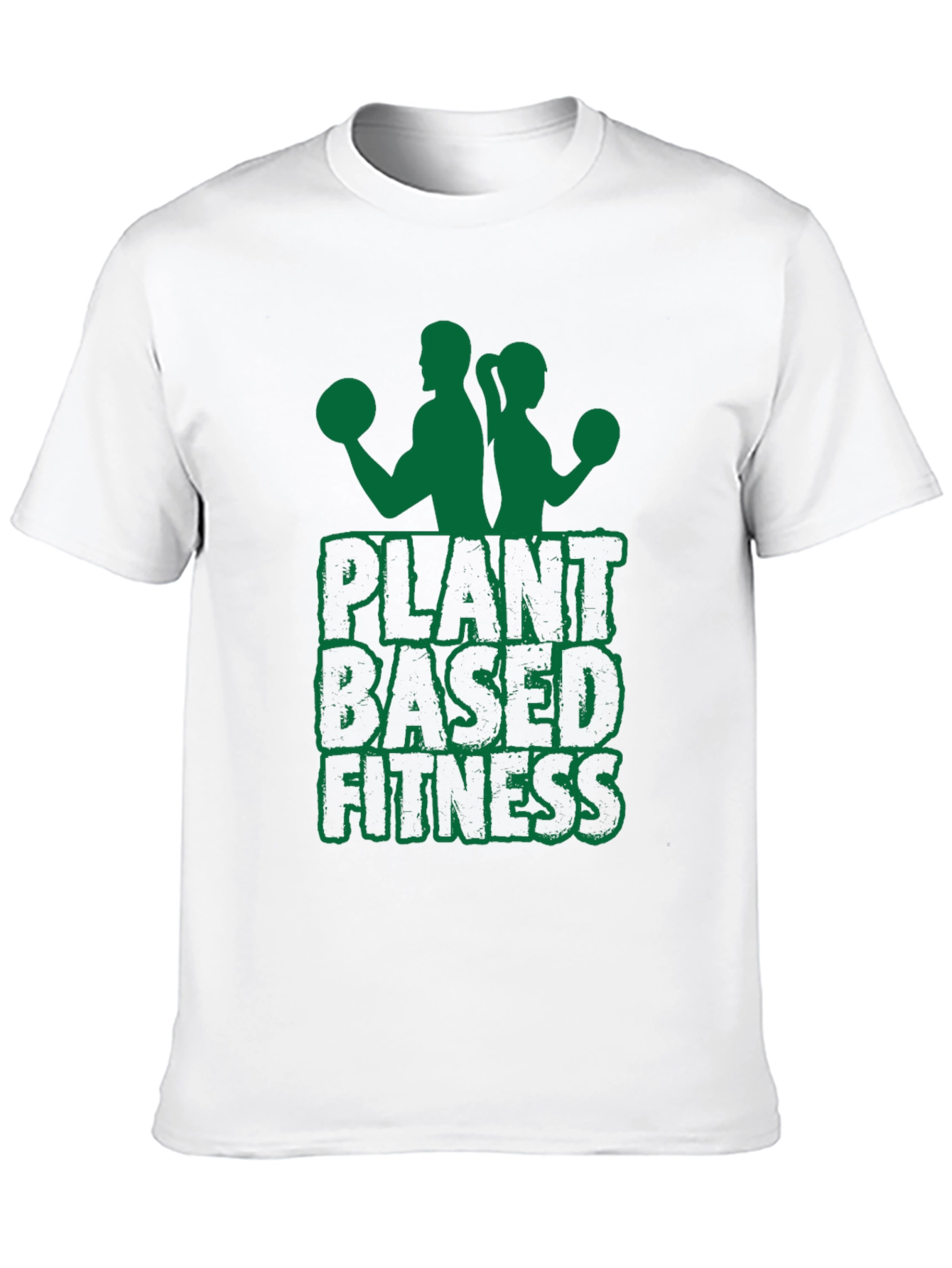 Plant Based Fitness Graphic Tee - Black