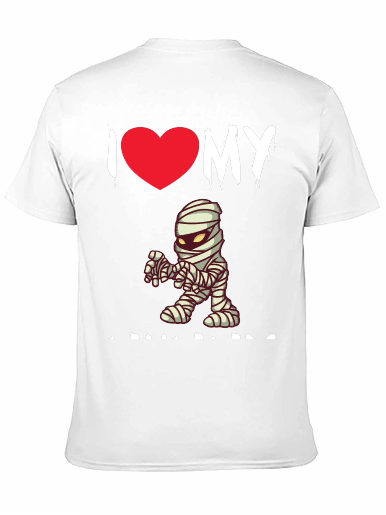 I Heart My Mummy Graphic Tee - Halloween Apparel