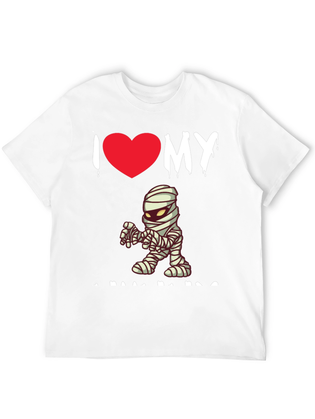 I Heart My Mummy Graphic Tee - Halloween Apparel