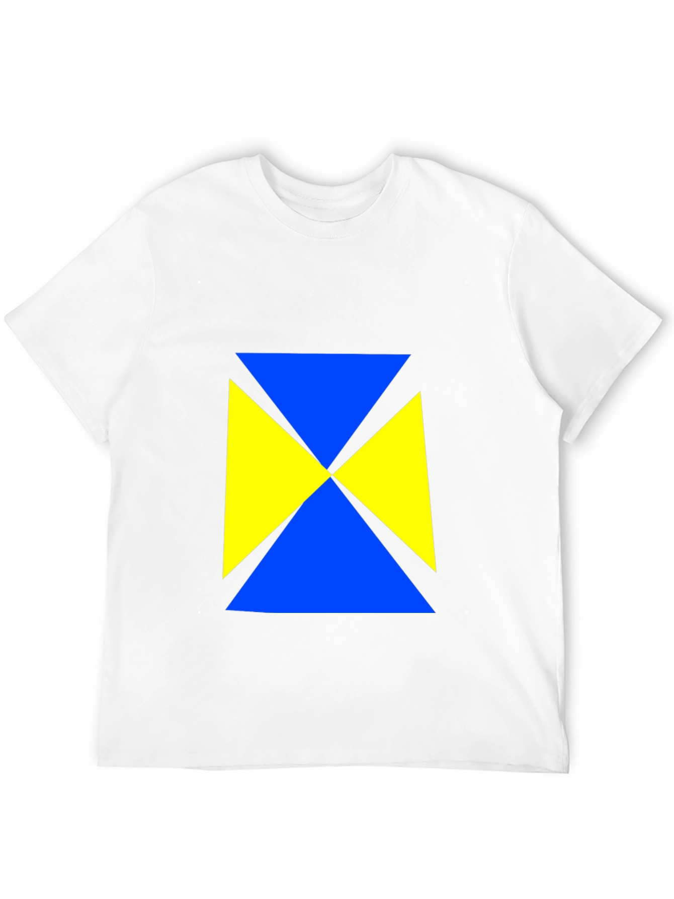 Geometric Triangle Tee - Bold & Stylish
