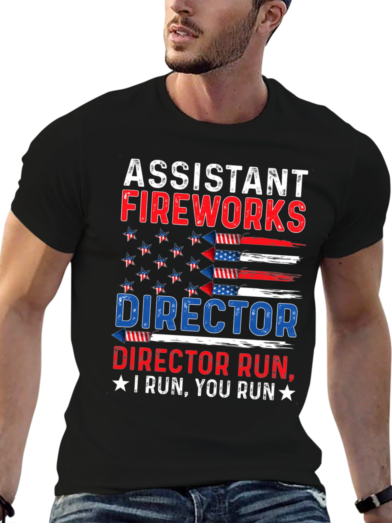 Assistant Fireworks Director Patriotic T-Shirt