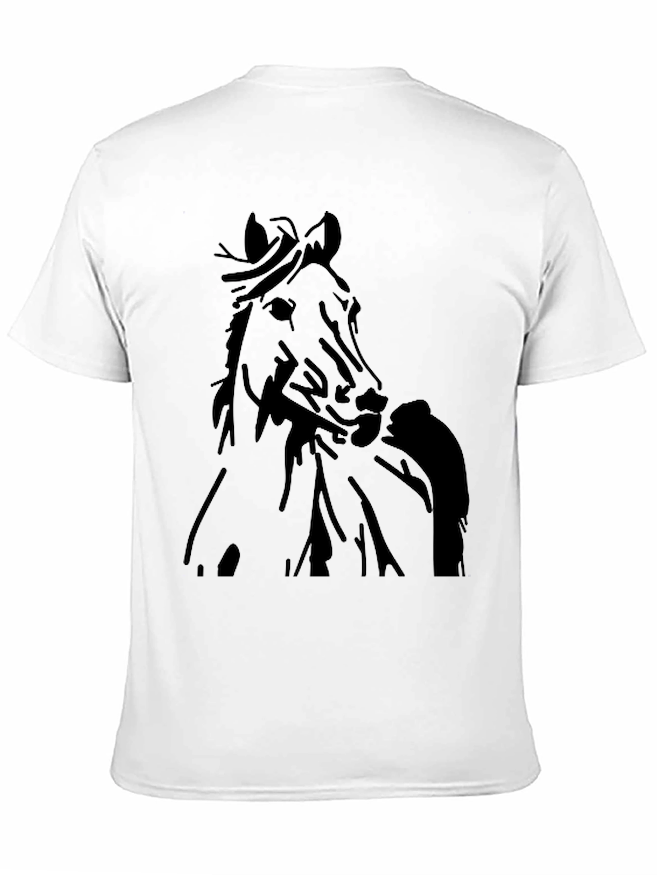 Horse Graphic Black T-Shirt