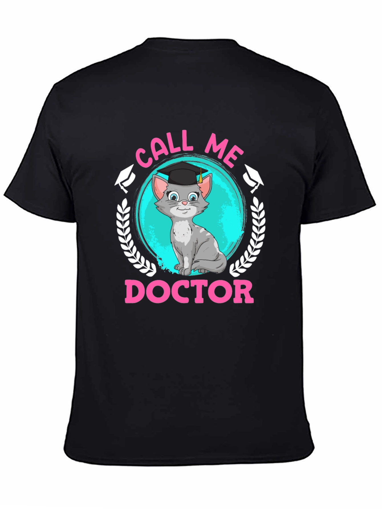 Call Me Doctor Cat Graduation T-Shirt