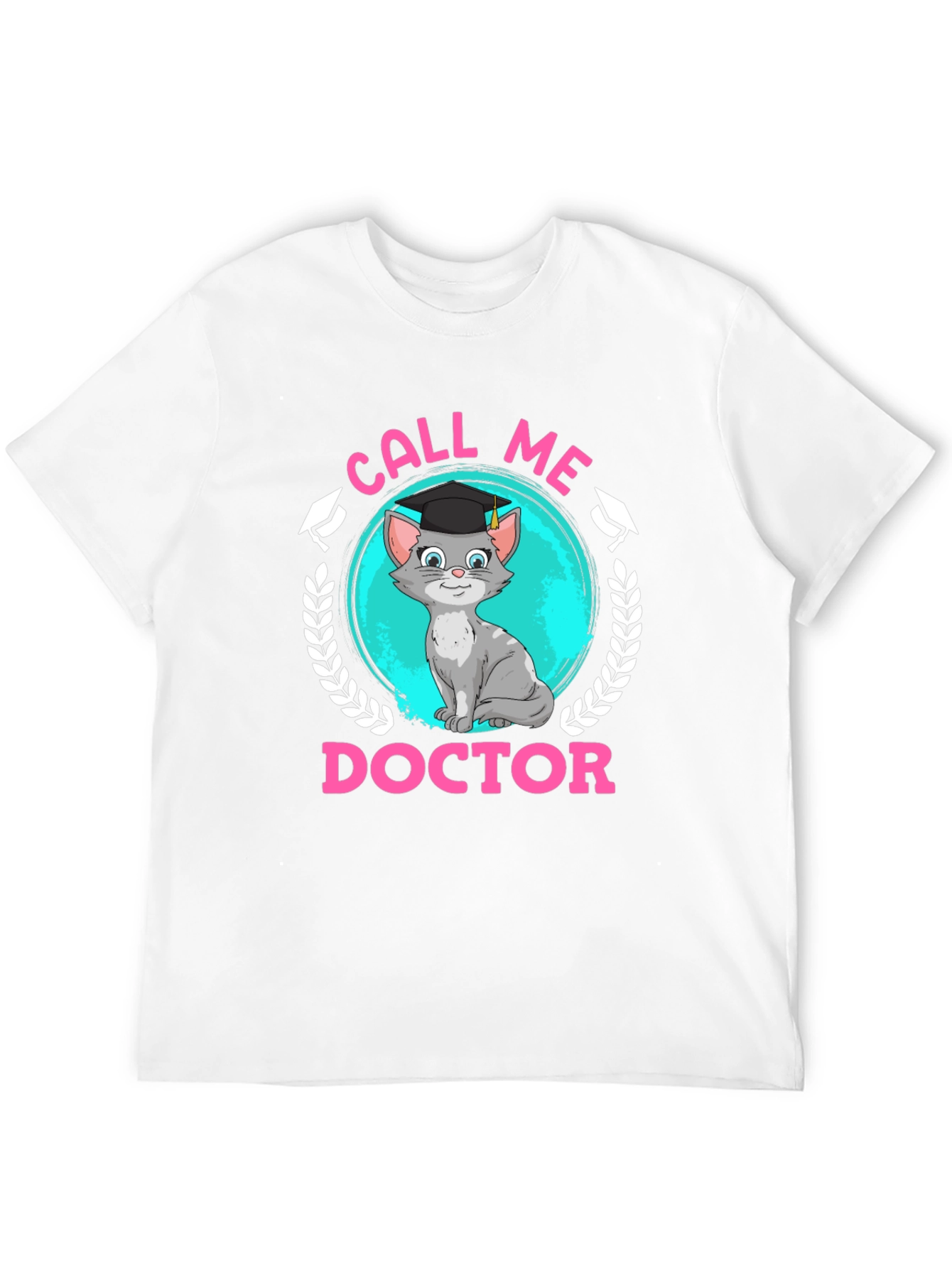 Call Me Doctor Cat Graduation T-Shirt