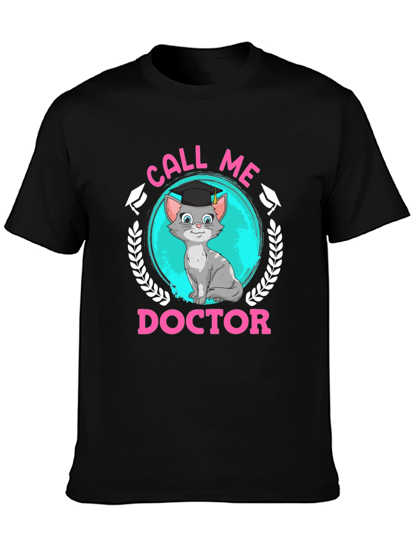 Call Me Doctor Cat Graduation T-Shirt