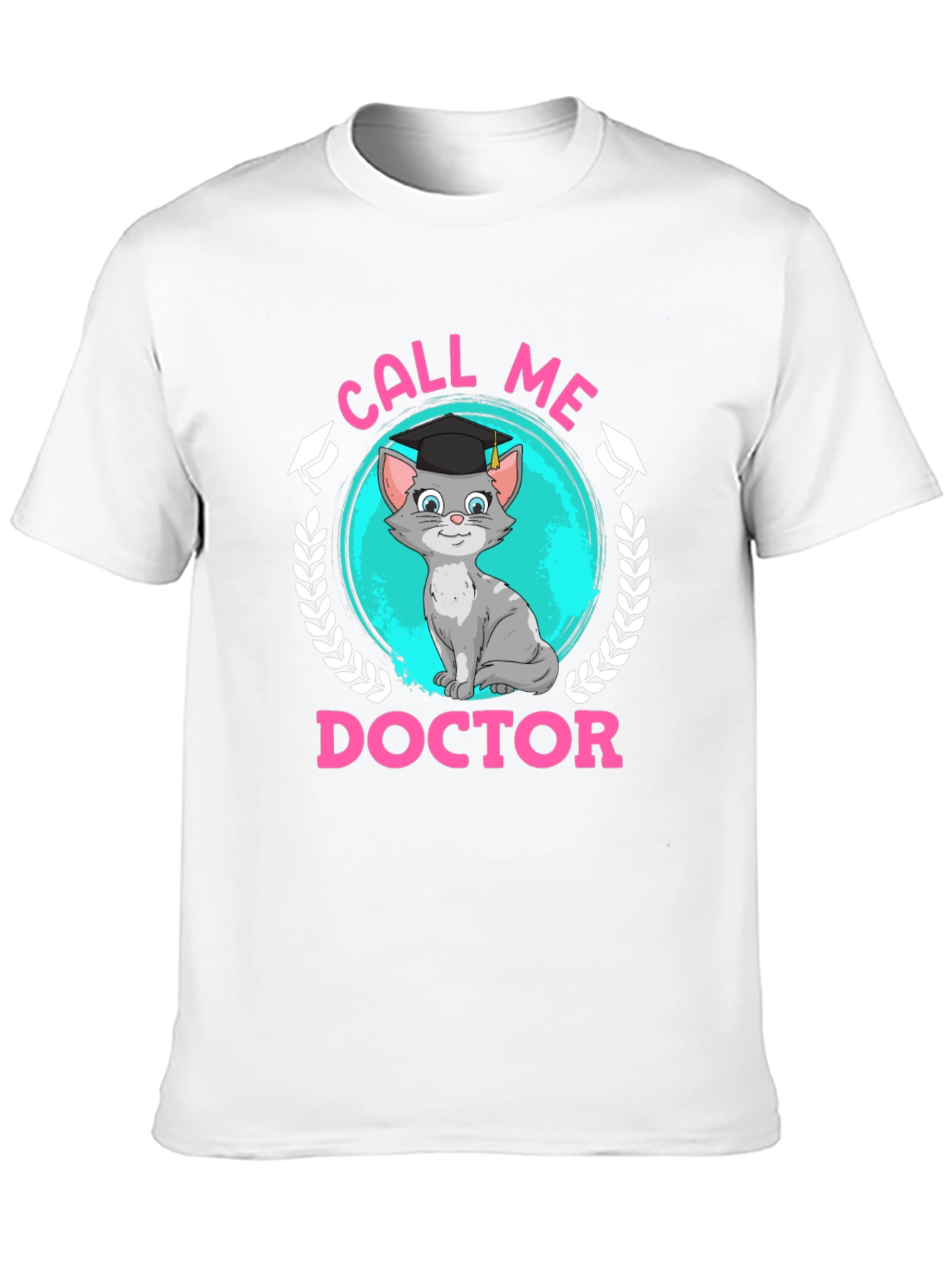 Call Me Doctor Cat Graduation T-Shirt