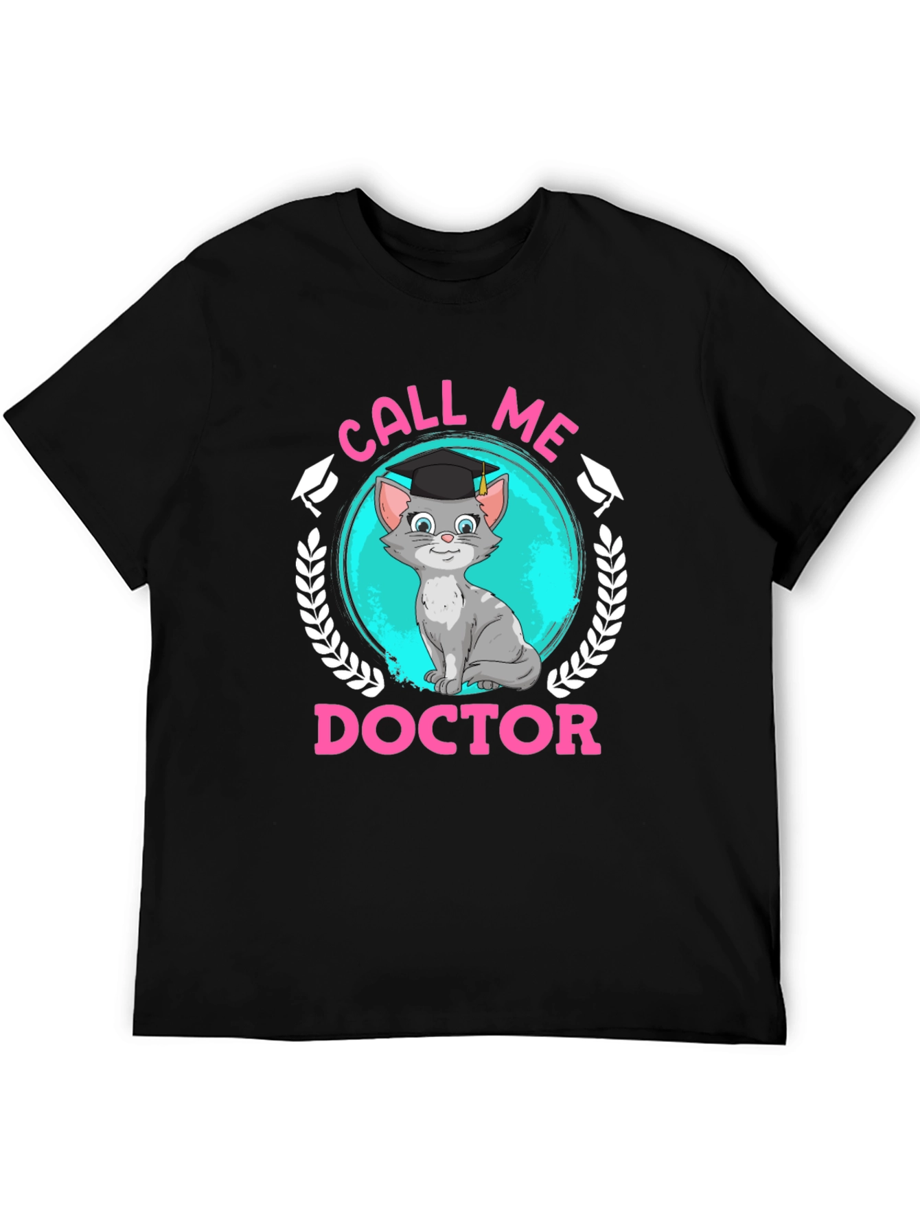 Call Me Doctor Cat Graduation T-Shirt