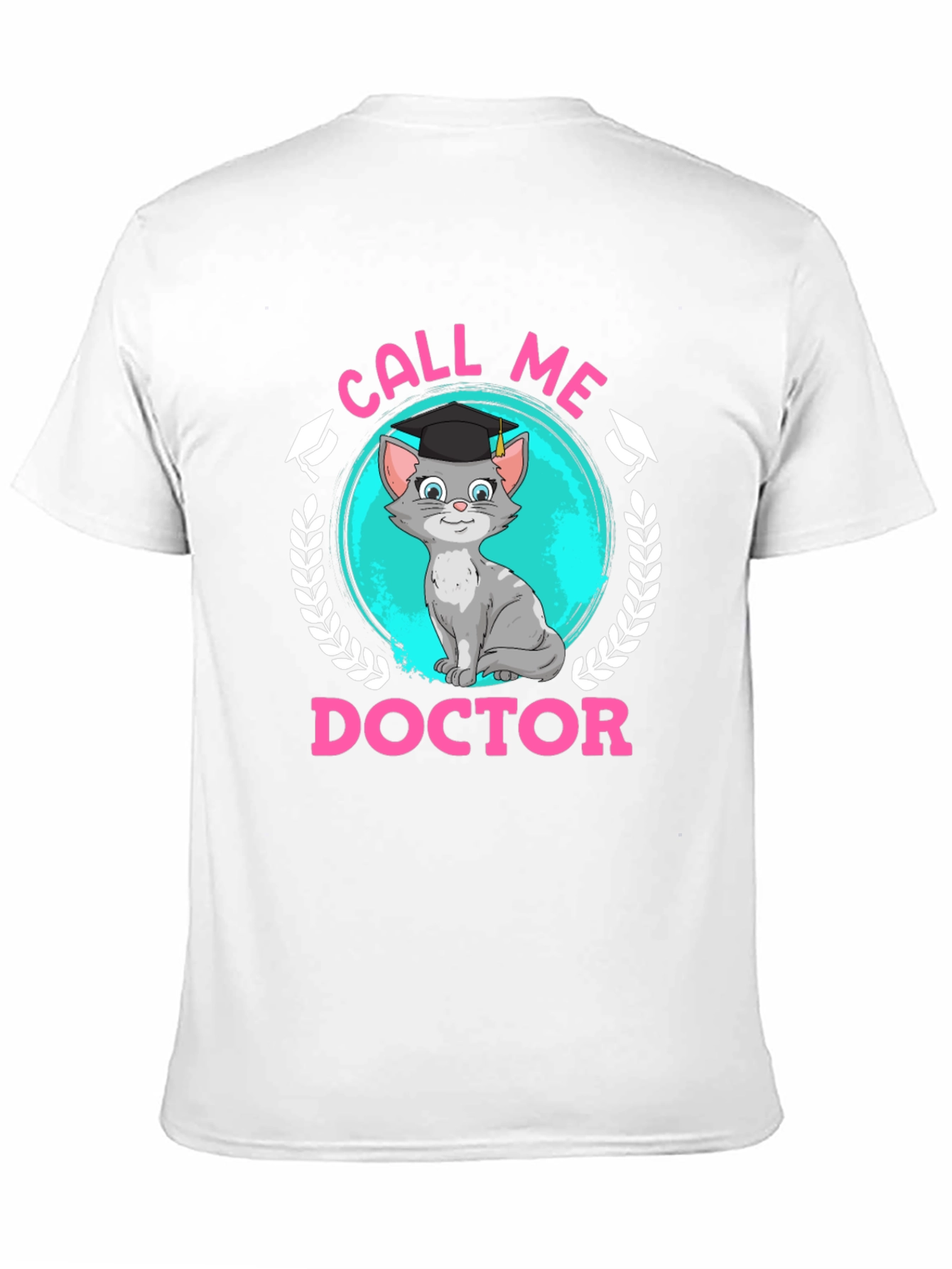 Call Me Doctor Cat Graduation T-Shirt