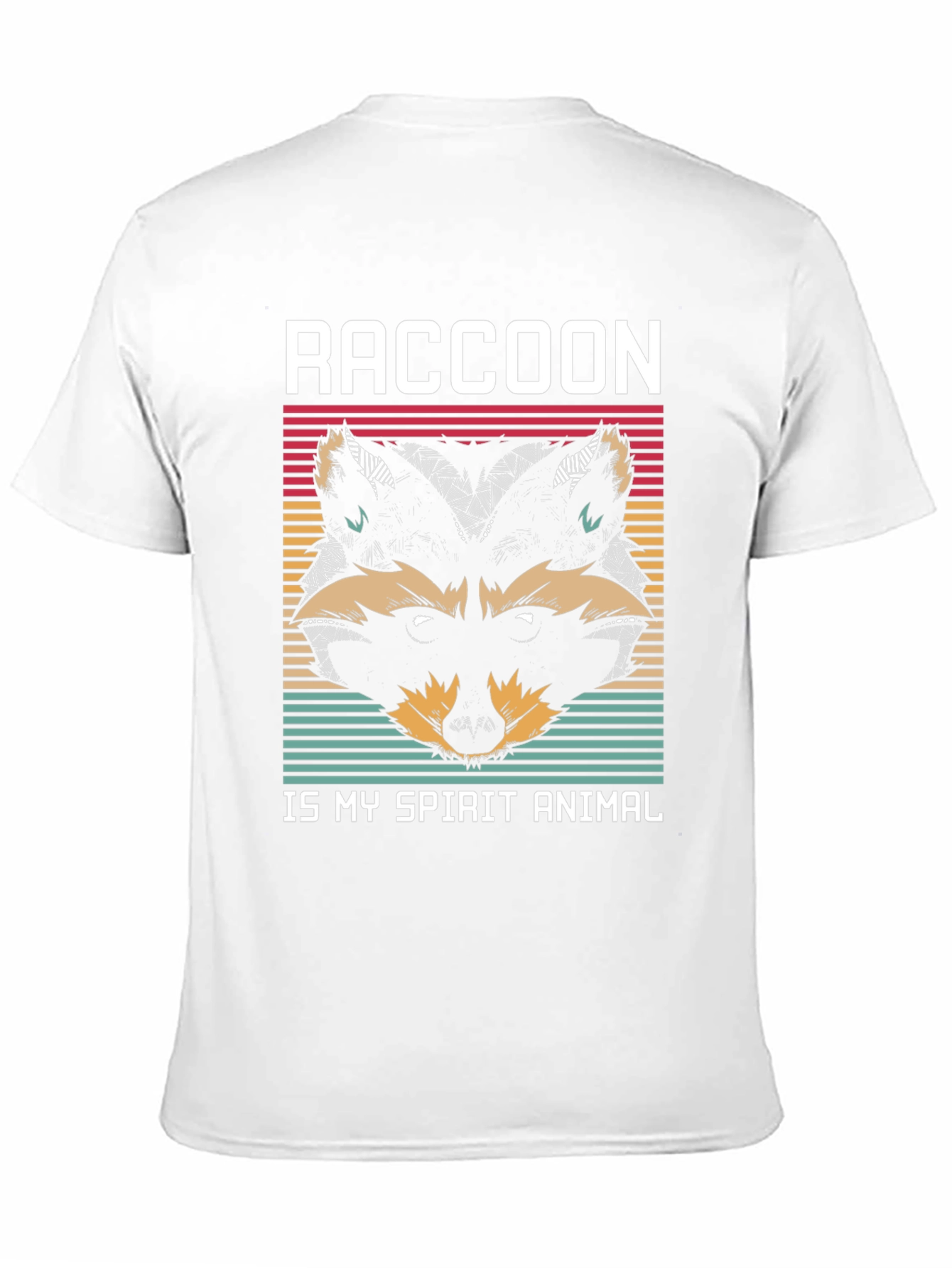 Raccoon Spirit Animal Graphic T-Shirt