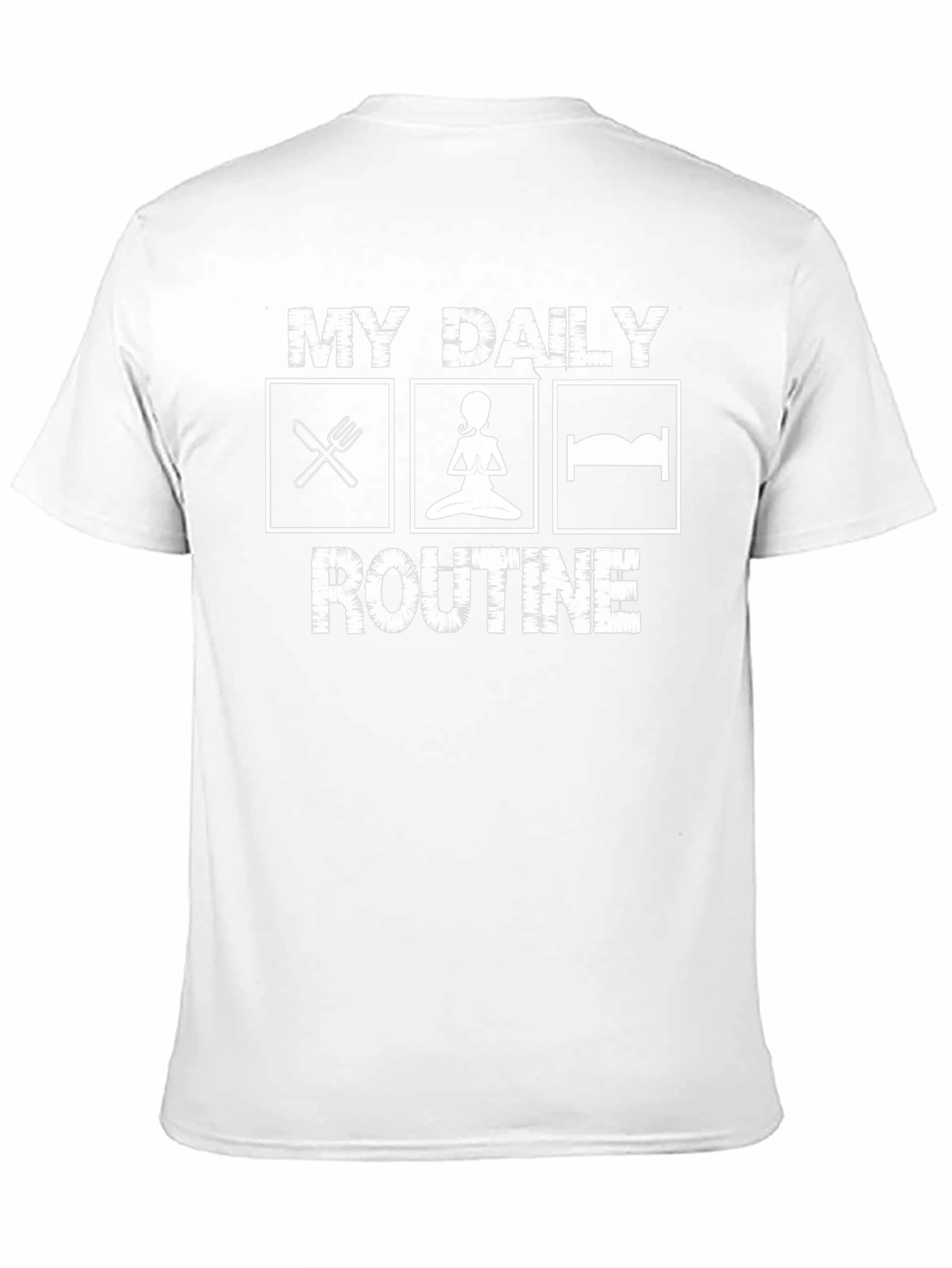 My Daily Routine T-Shirt - Eat Yoga Sleep