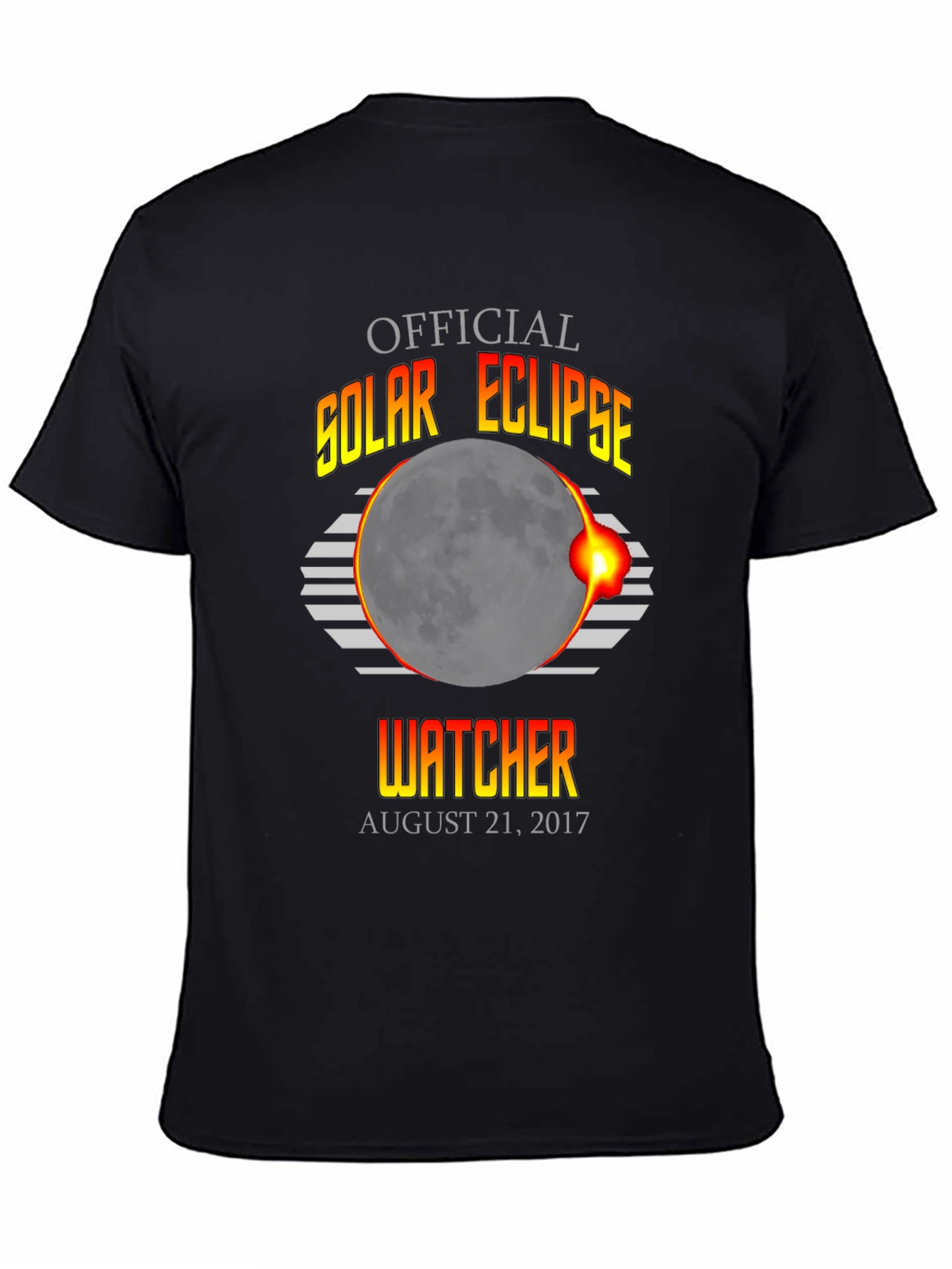 Official Solar Eclipse Watcher T-Shirt - August 21 2017