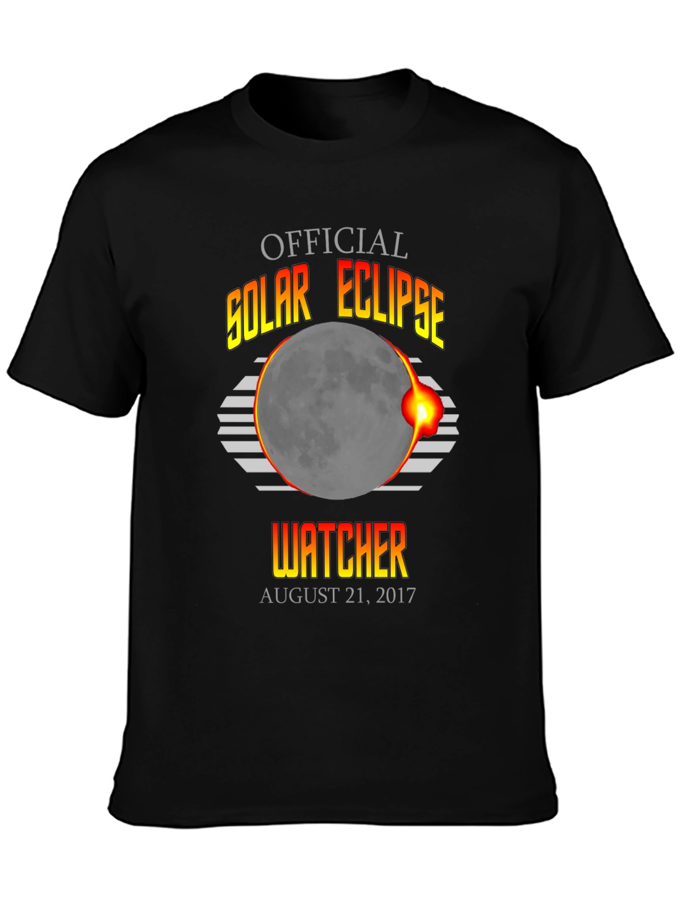 Official Solar Eclipse Watcher T-Shirt - August 21 2017